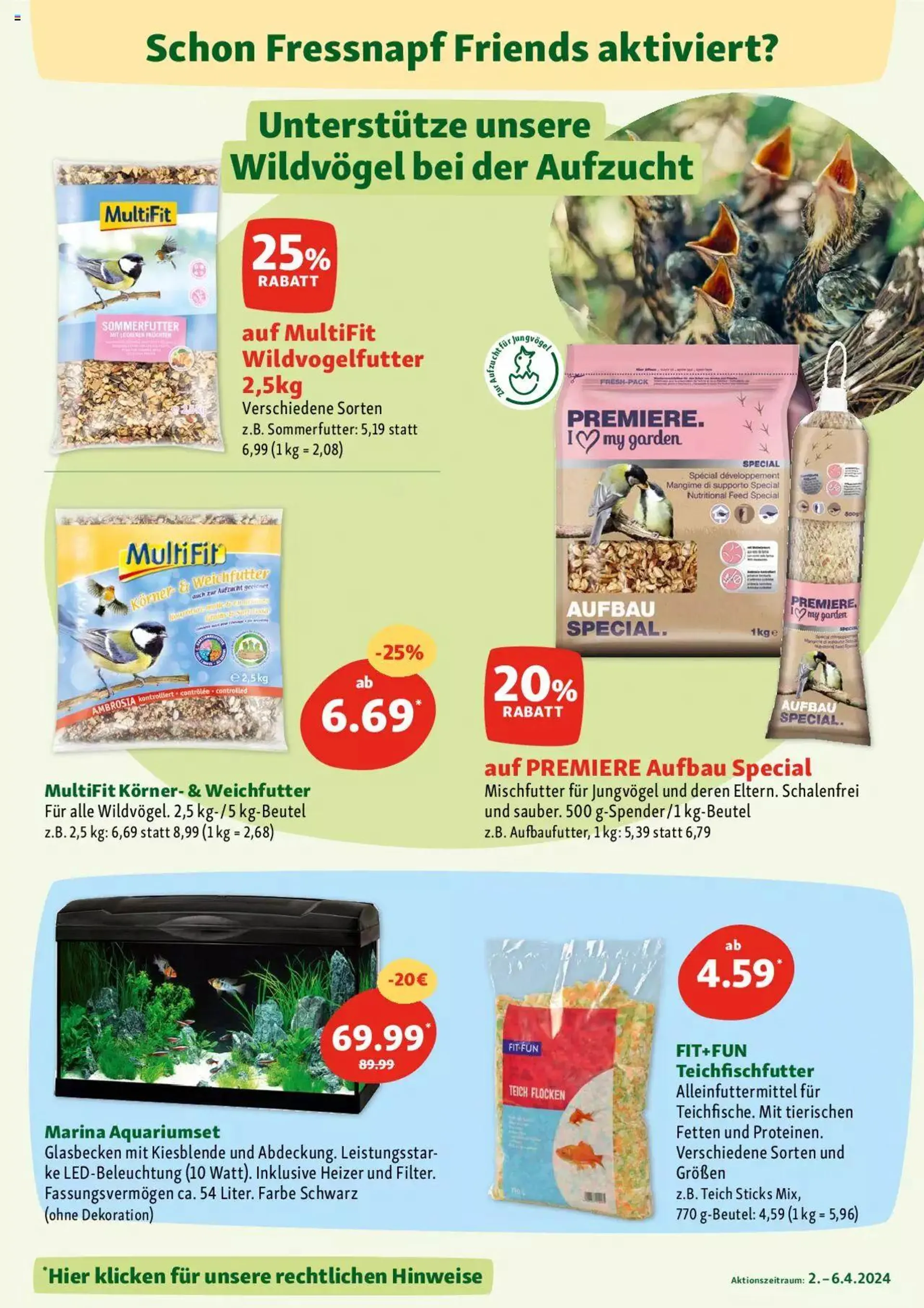 Fressnapf Leaflet von 2. April bis 6. April 2024 - Prospekt seite  14