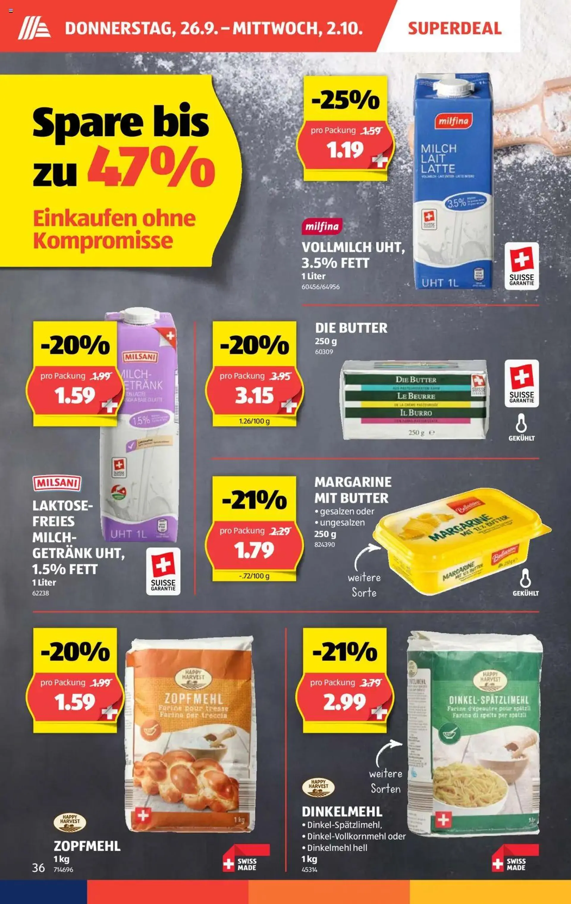 Aldi Aktionen von 26. September bis 2. Oktober 2024 - Prospekt seite  36