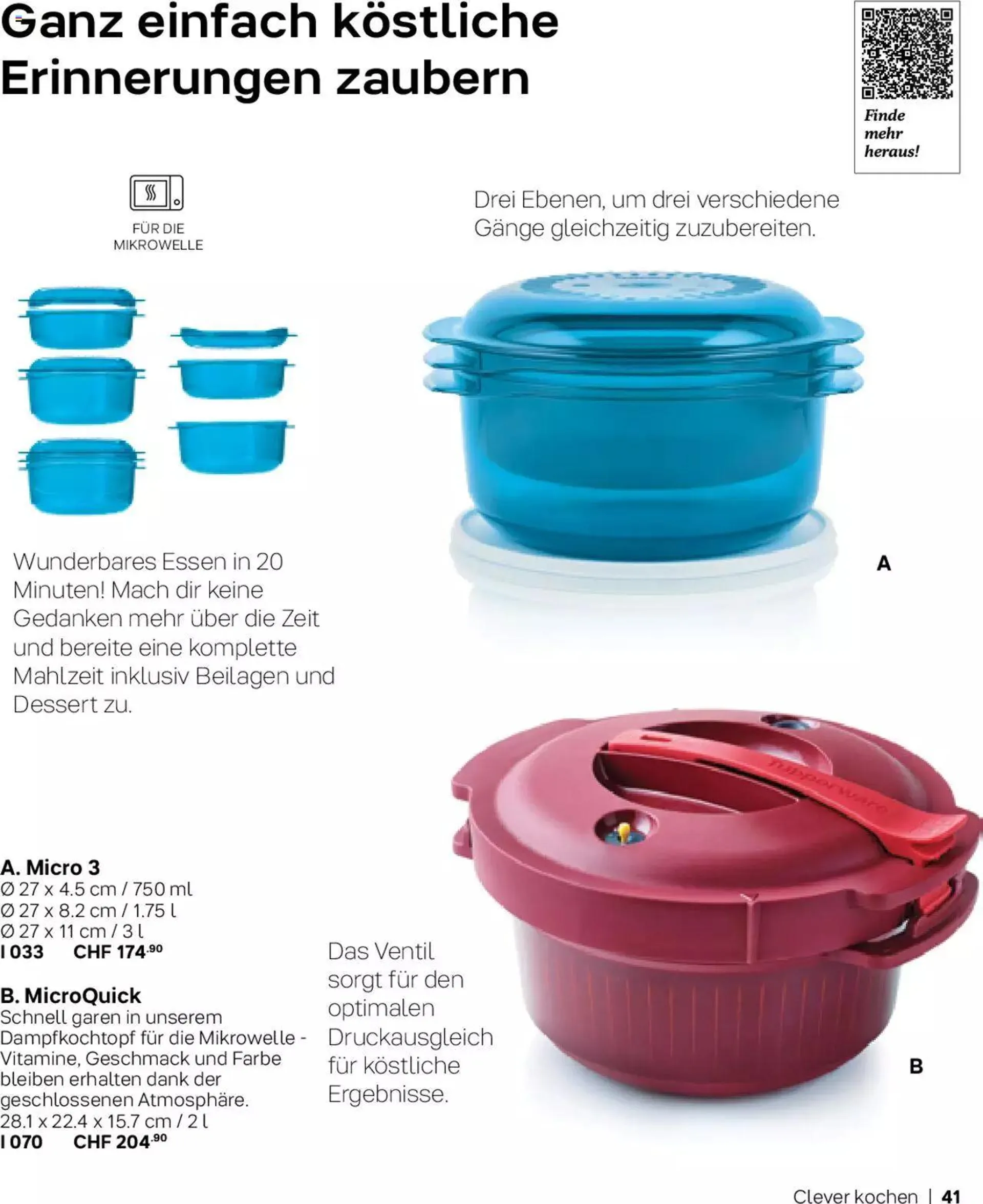 Tupperware Aktionen Herbst / Winter 2023 von 1. November bis 31. Dezember 2023 - Prospekt seite  41