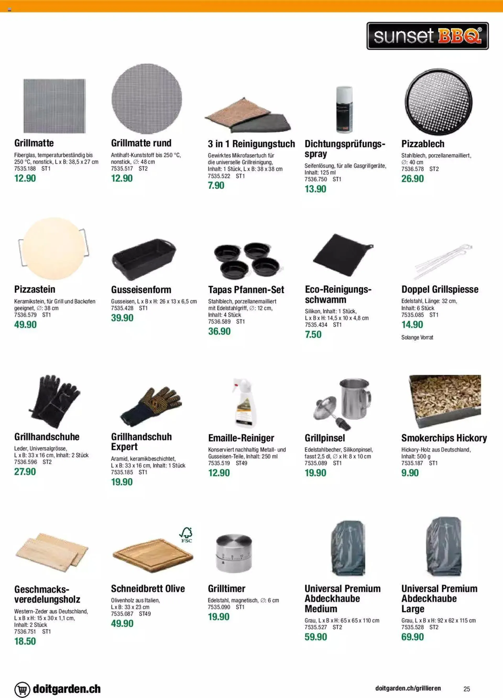 DO IT+GARDEN MIGROS Aktionen Grill von 26. Februar bis 31. Dezember 2024 - Prospekt seite  25