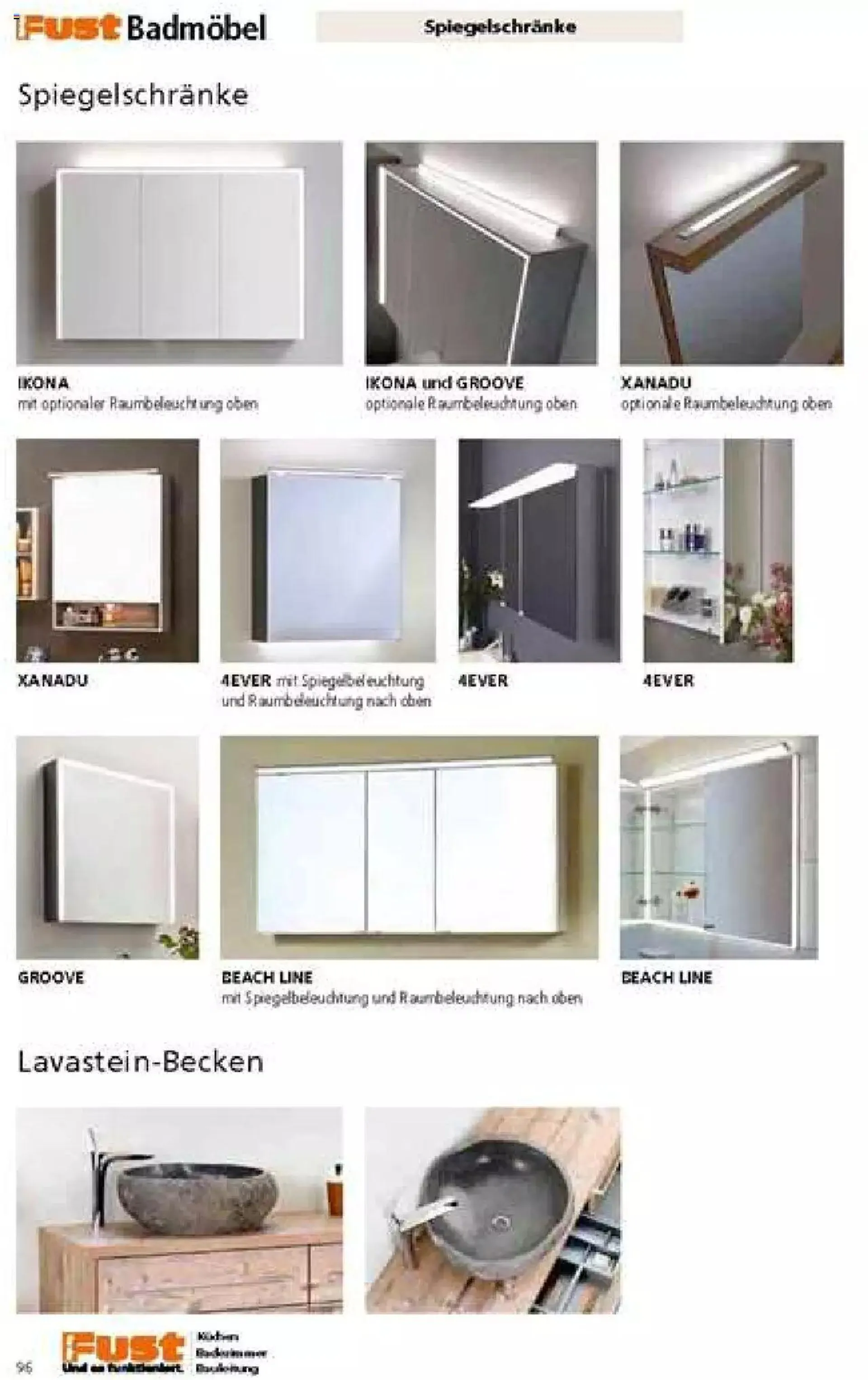 Fust Badezimmermagazin von 17. April bis 31. Dezember 2023 - Prospekt seite  96