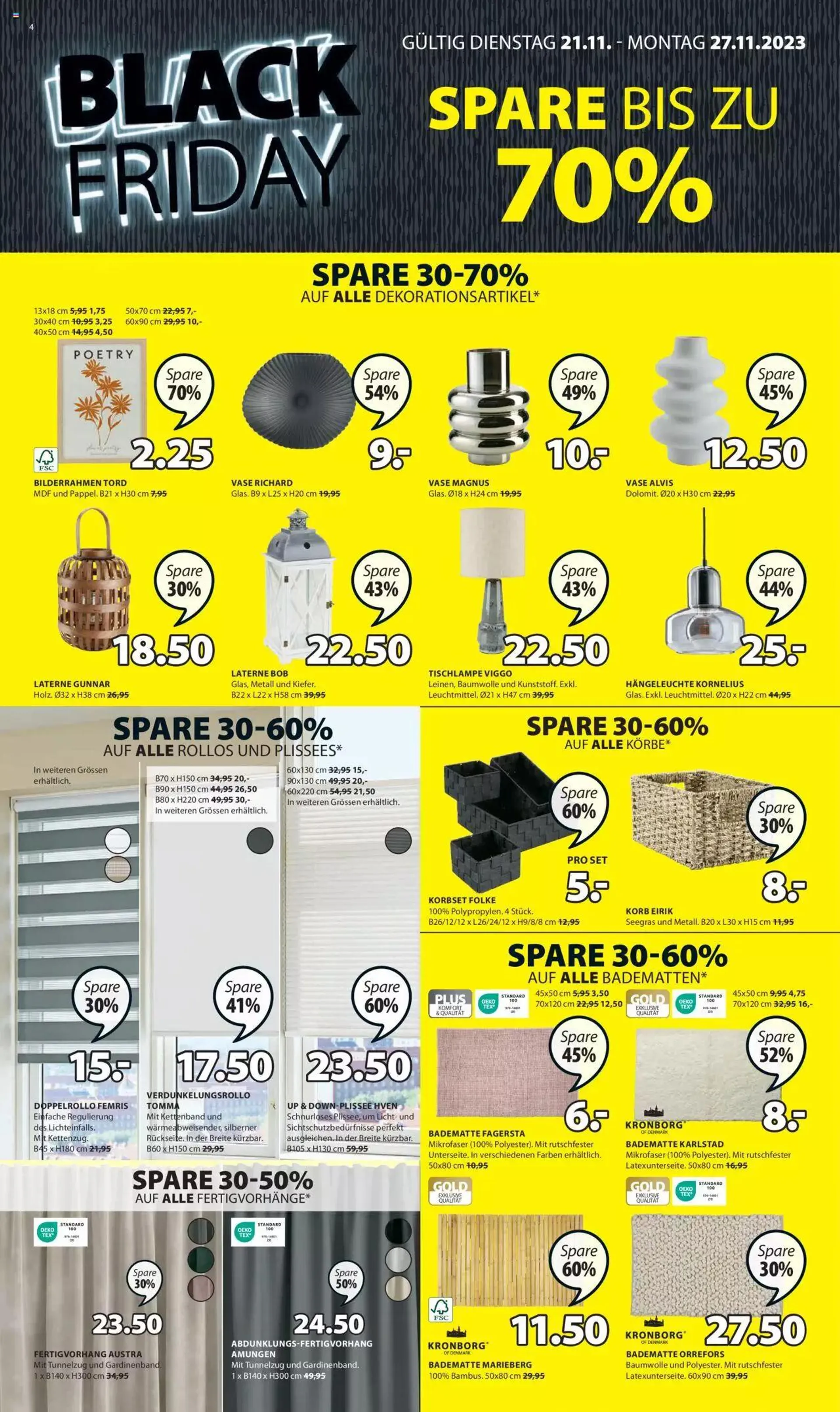 JYSK - Black Friday von 21. November bis 27. November 2023 - Prospekt seite  5