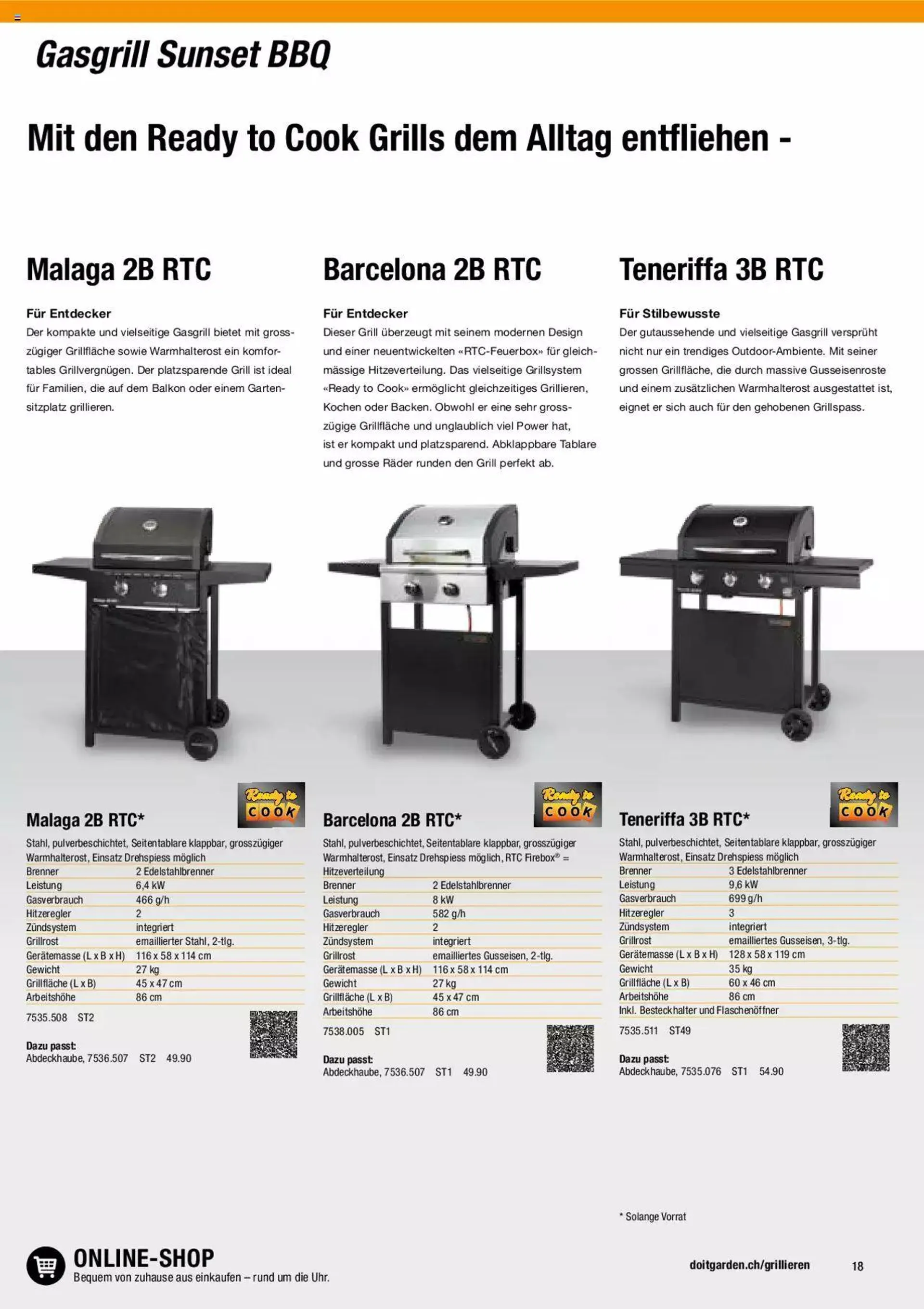 DO IT+GARDEN MIGROS Aktionen Grill von 26. Februar bis 31. Dezember 2024 - Prospekt seite  18