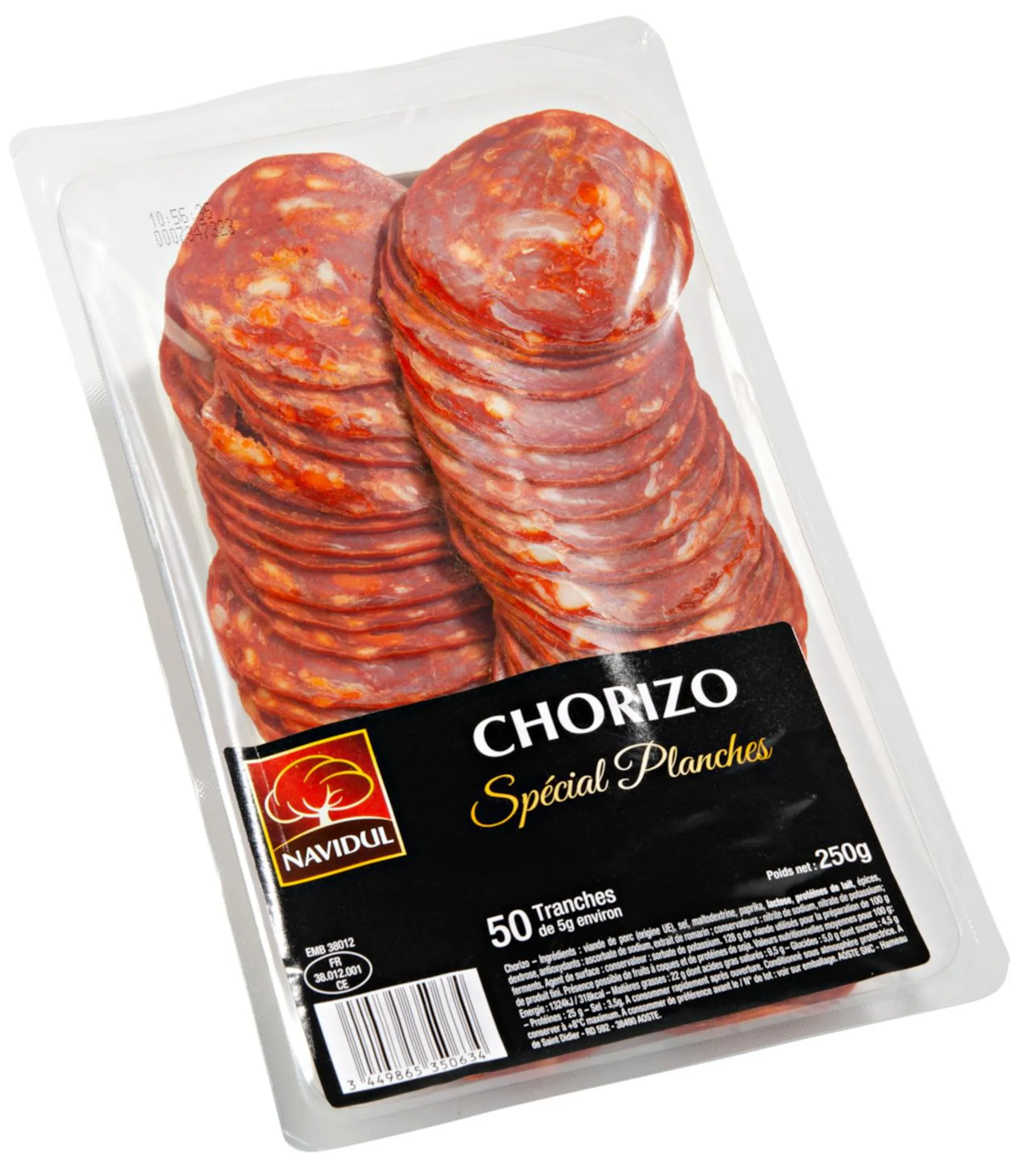 Navidul Chorizo, geschnitten