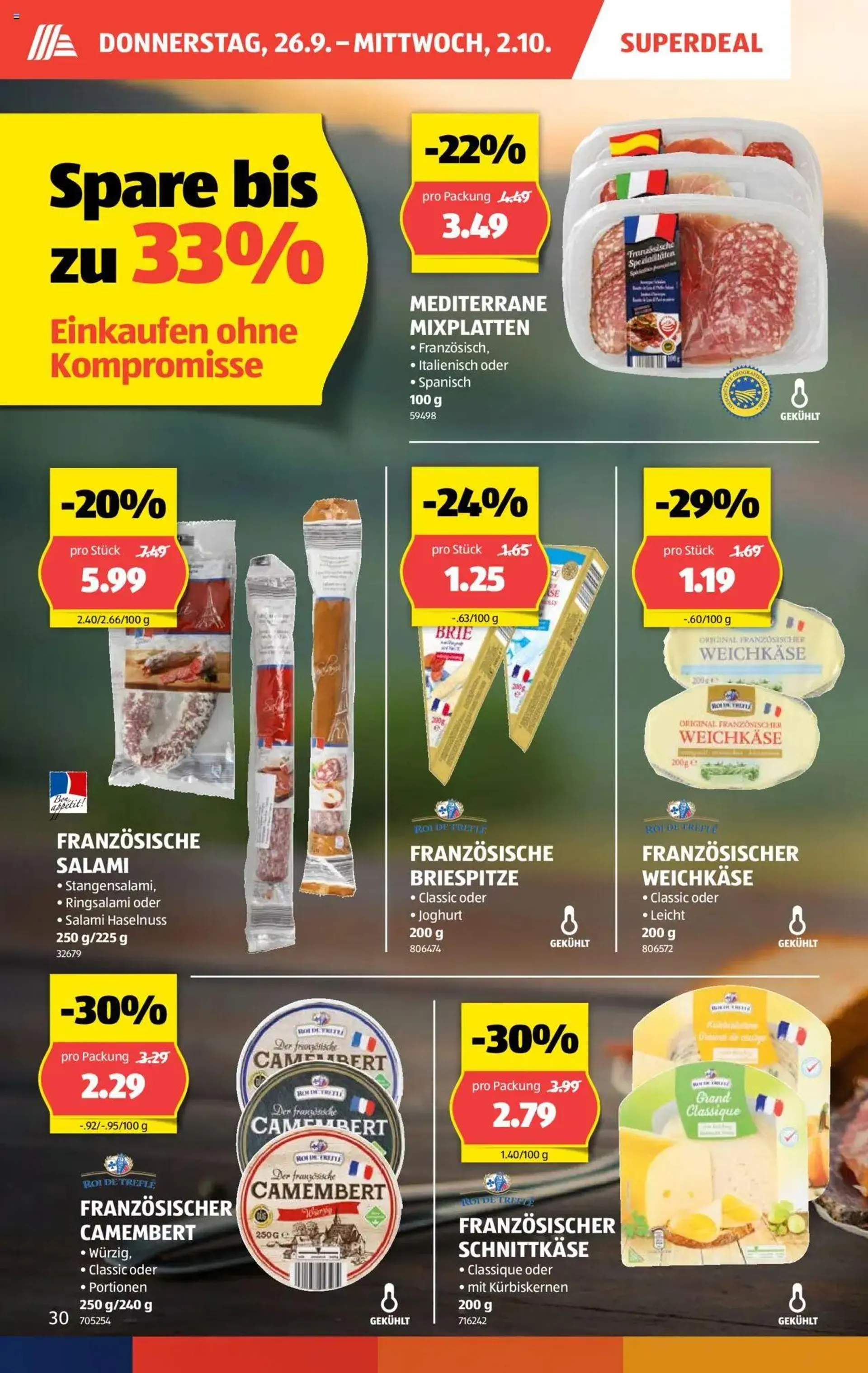 Aldi Aktionen von 26. September bis 2. Oktober 2024 - Prospekt seite  30