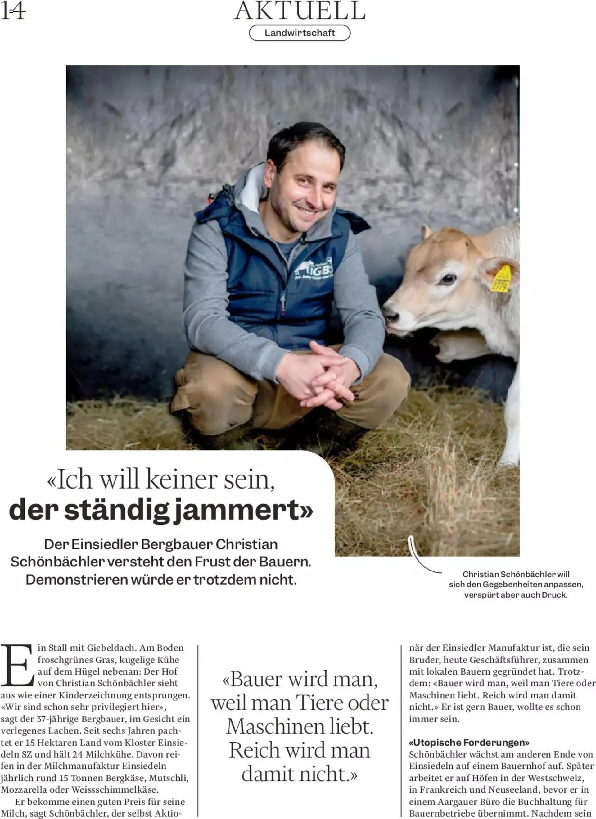 Migros - Magazin von 23. April bis 29. April 2024 - Prospekt seite  14