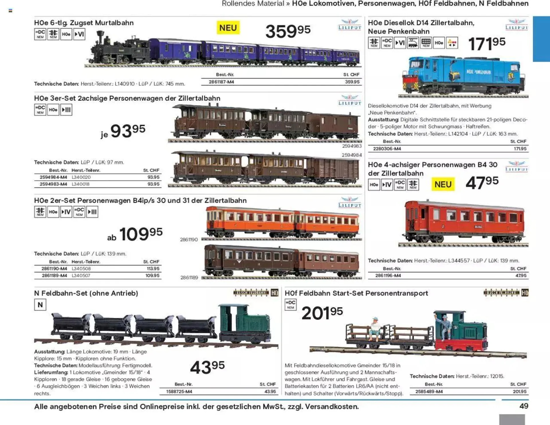 Conrad Modellbahn Katalog 2023/24 von 5. September bis 31. Dezember 2023 - Prospekt seite  51