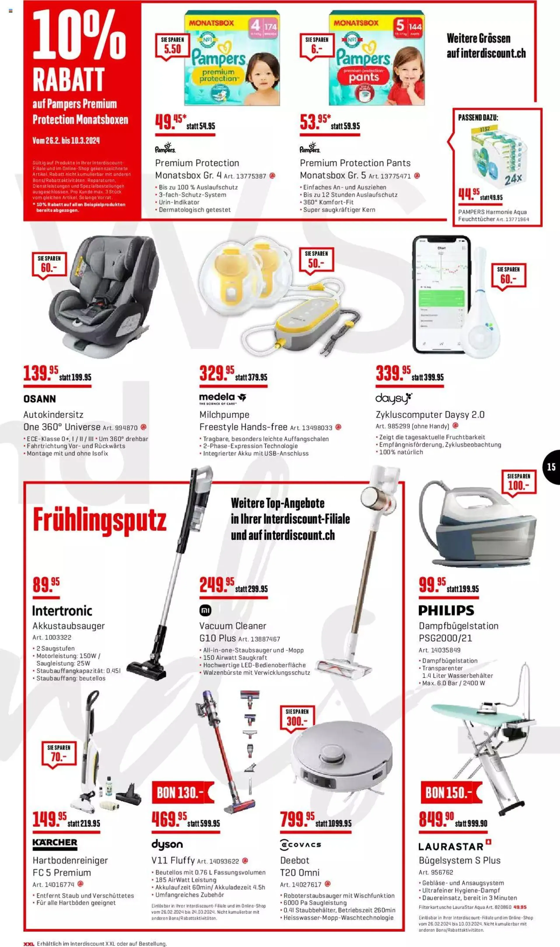 Interdiscount Aktionen von 26. Februar bis 10. März 2024 - Prospekt seite  15