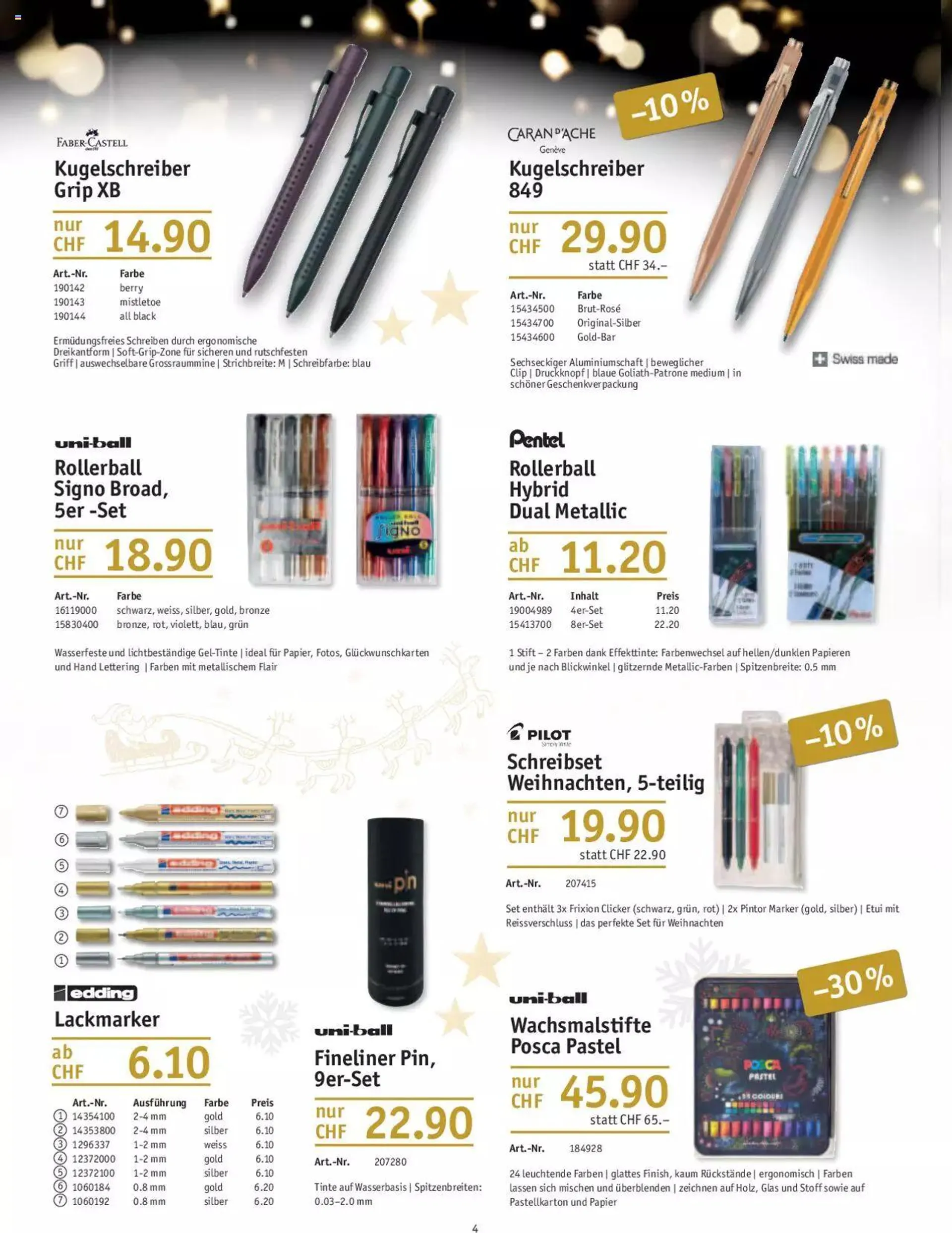Office World Aktionen Weihnachten 2023 von 30. November bis 27. Dezember 2023 - Prospekt seite  4