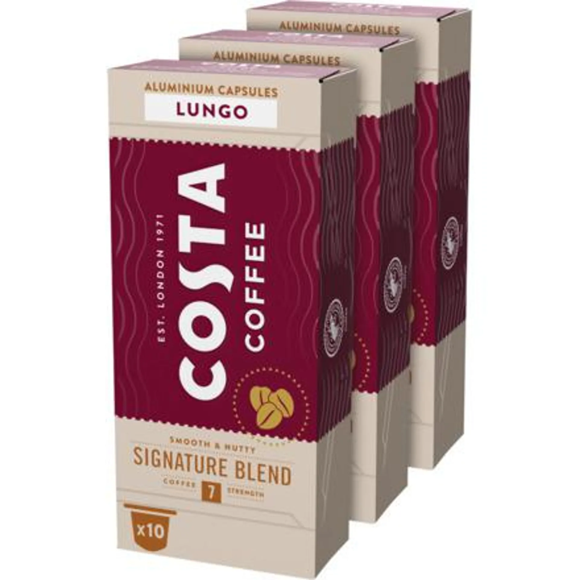 Costa Coffee Signature Blend Lungo 3x10K