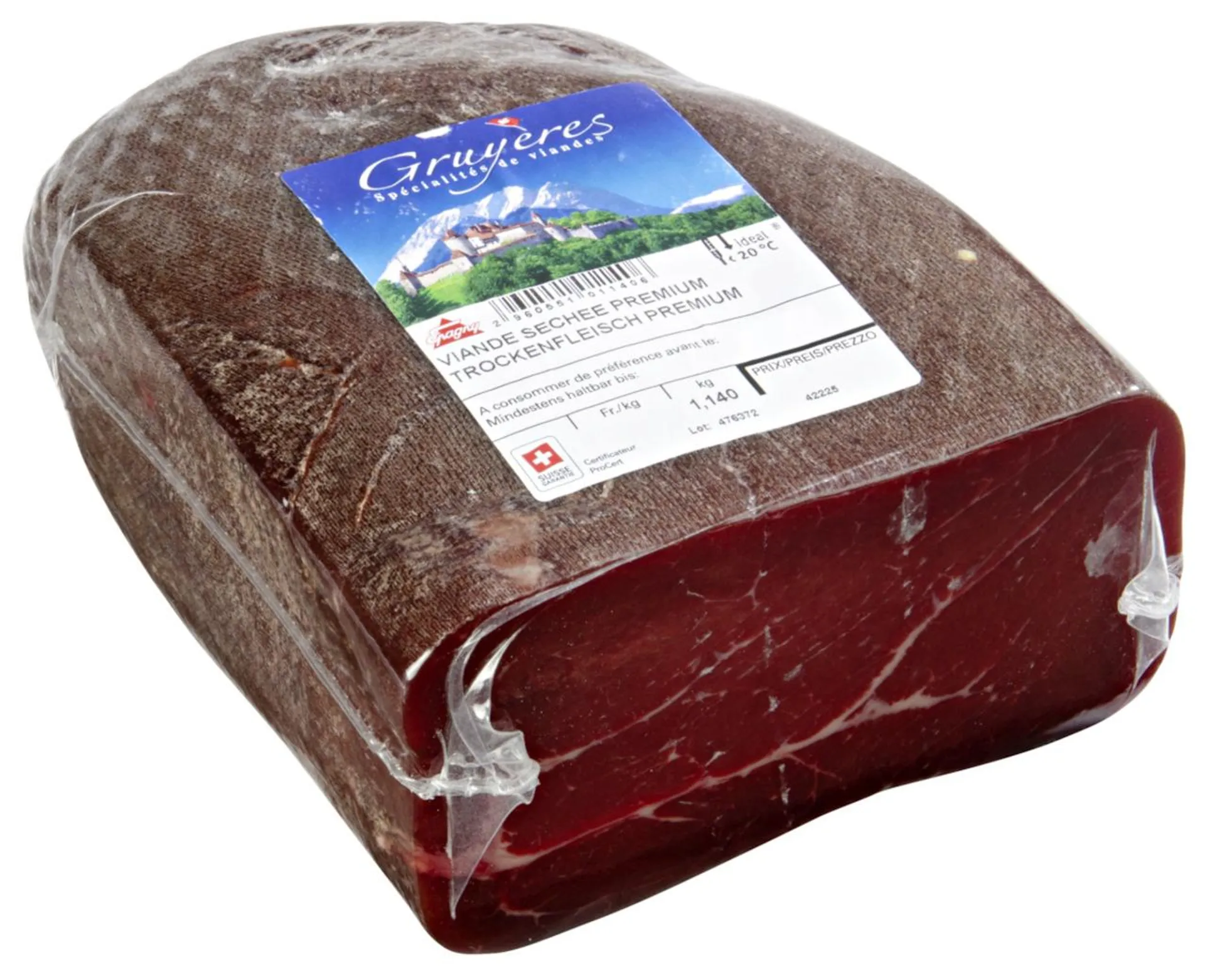 Epagny Trockenfleisch Eckstück Gruyères