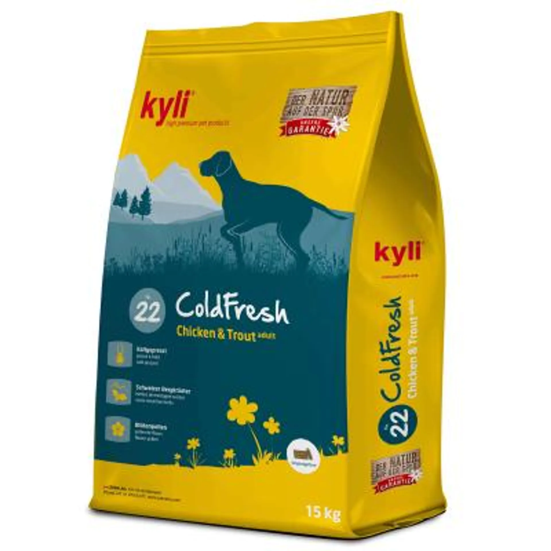 kyli ColdFresh Nr.22 Chicken - Kaltgepresstes Hundefutter 15kg