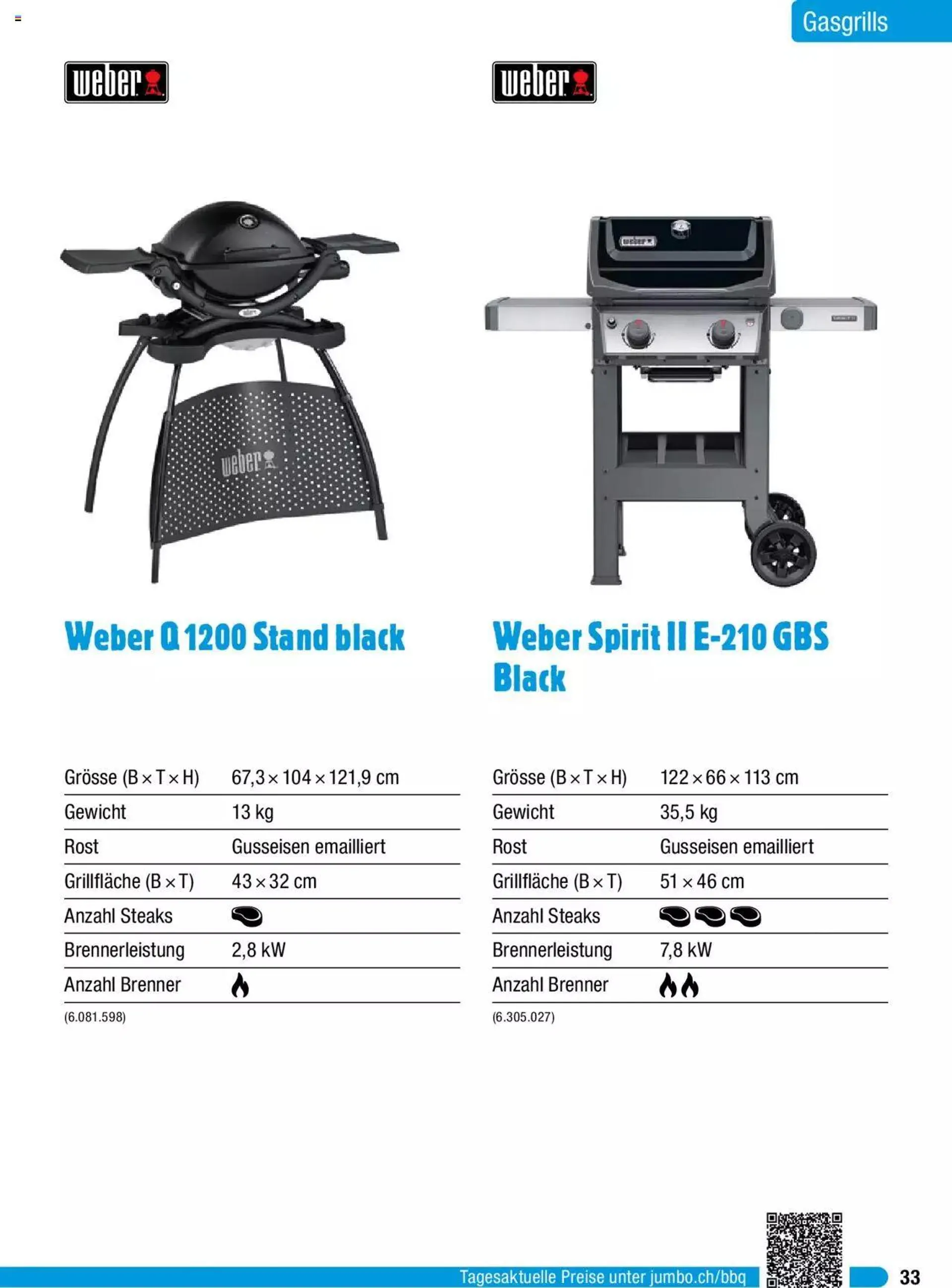 Jumbo Grosse Grillbroschure 2023 von 27. Februar bis 31. Dezember 2023 - Prospekt seite  33