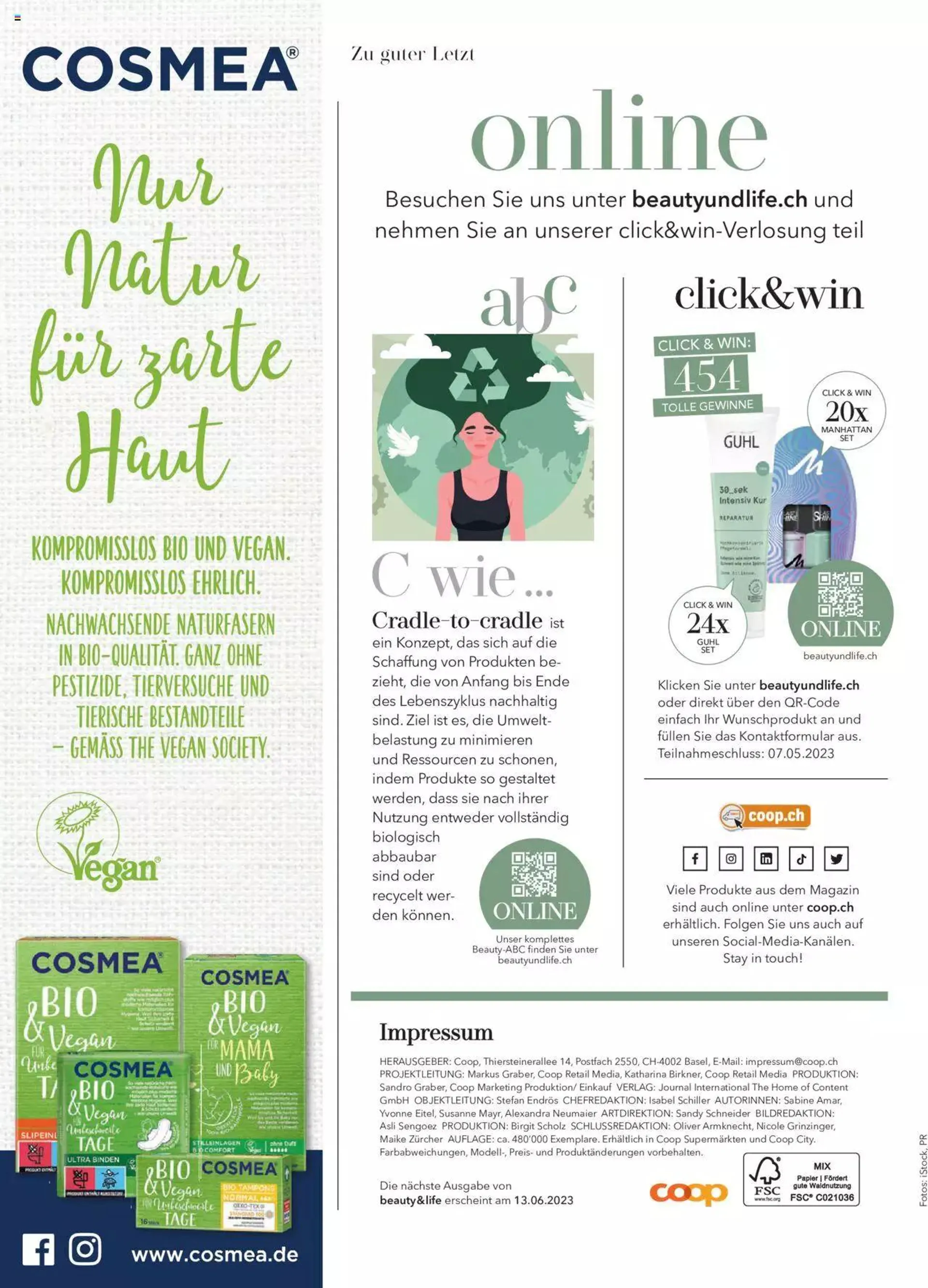 Coop City Beauty & Life von 3. April bis 31. Dezember 2023 - Prospekt seite  86