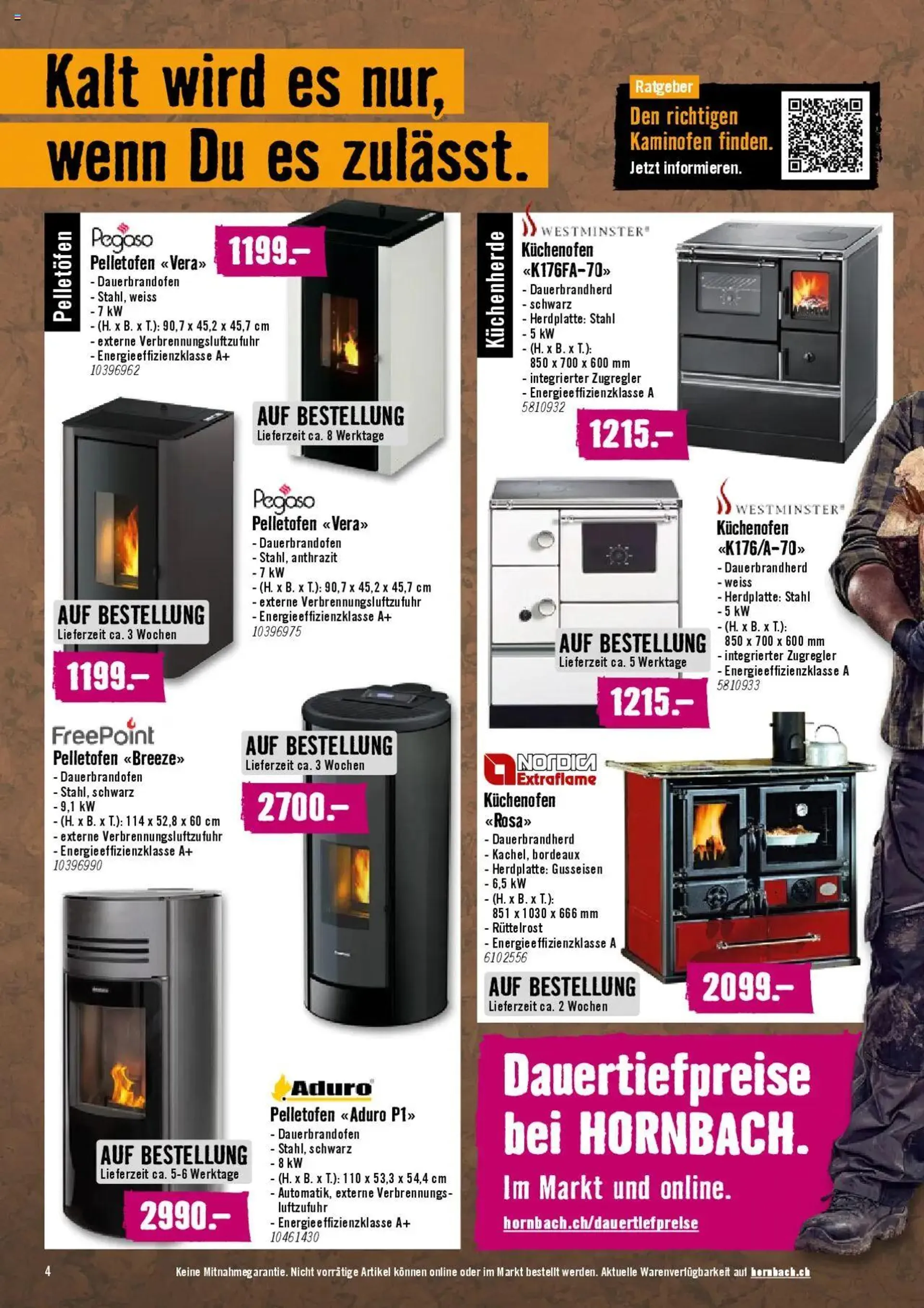 Hornbach Aktionen von 24. September bis 21. Oktober 2024 - Prospekt seite  4