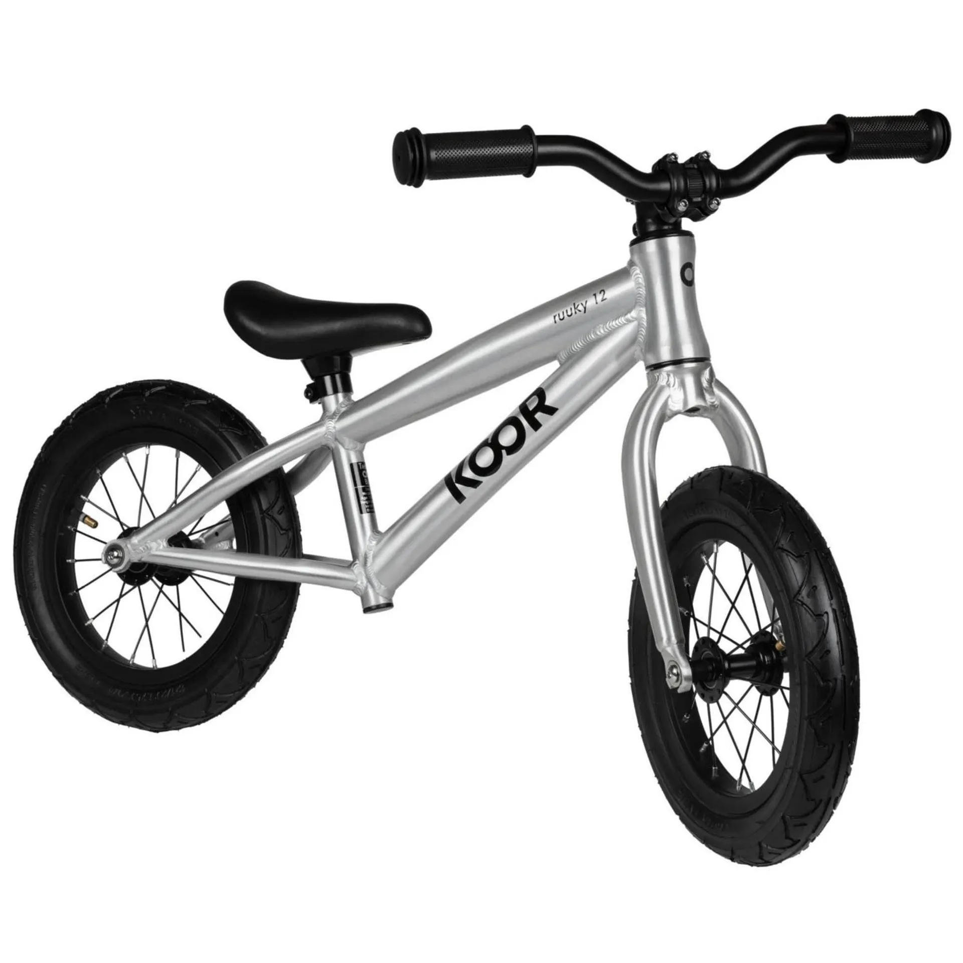 KOOR Kinder-Laufrad Ruuky 12 Sportivo 3.4 kg Silber