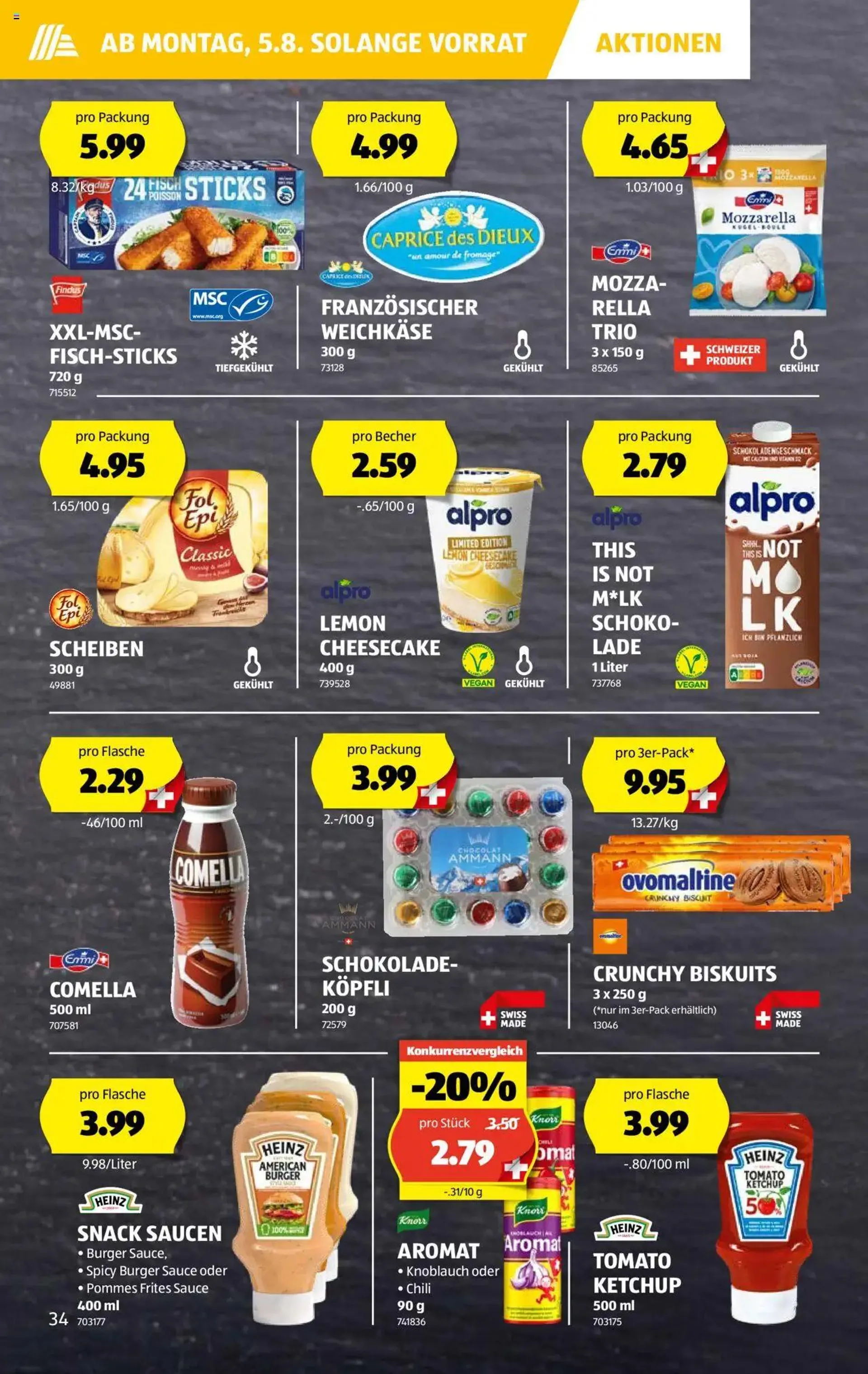 Aldi Aktionen von 31. Juli bis 7. August 2024 - Prospekt seite  34