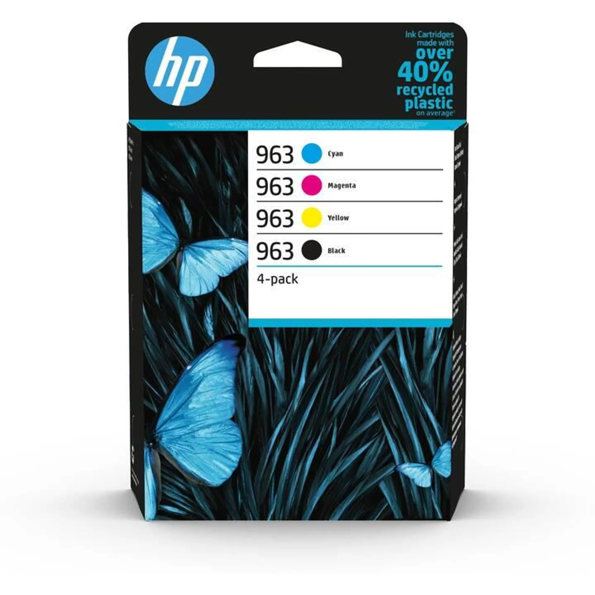 HP 963 (Gelb, Schwarz, Magenta, Cyan, Multipack)