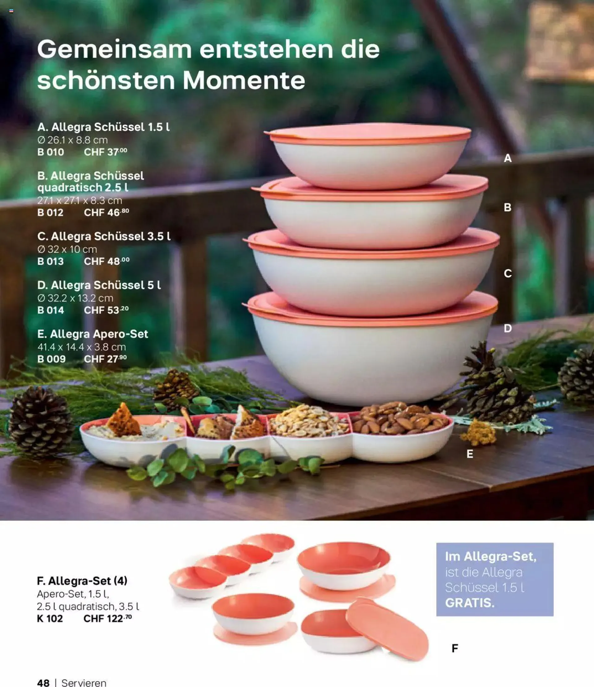 Tupperware Aktionen Herbst / Winter 2023 von 1. November bis 31. Dezember 2023 - Prospekt seite  48