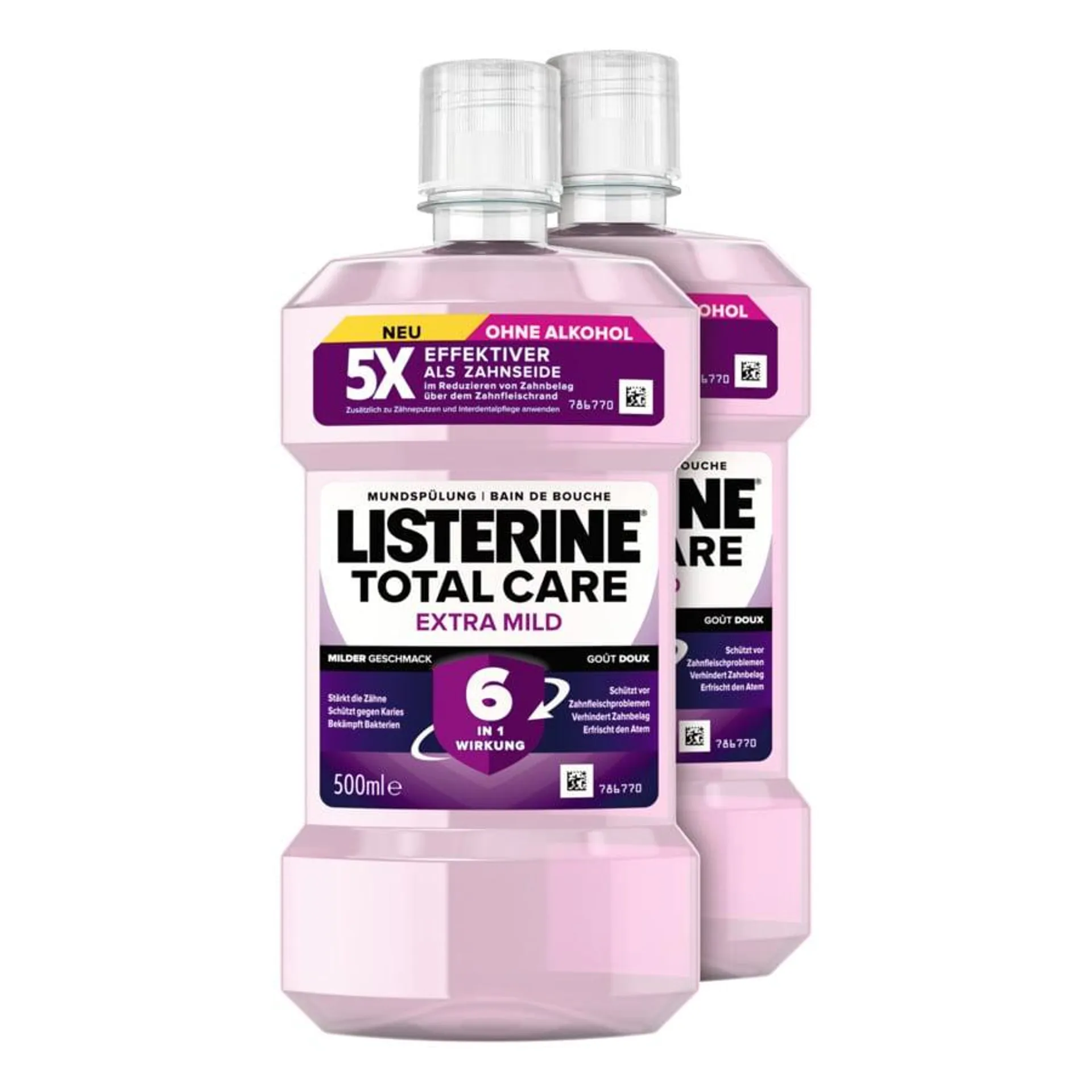 Listerine ZSP Total Care Extra Mild 2x50