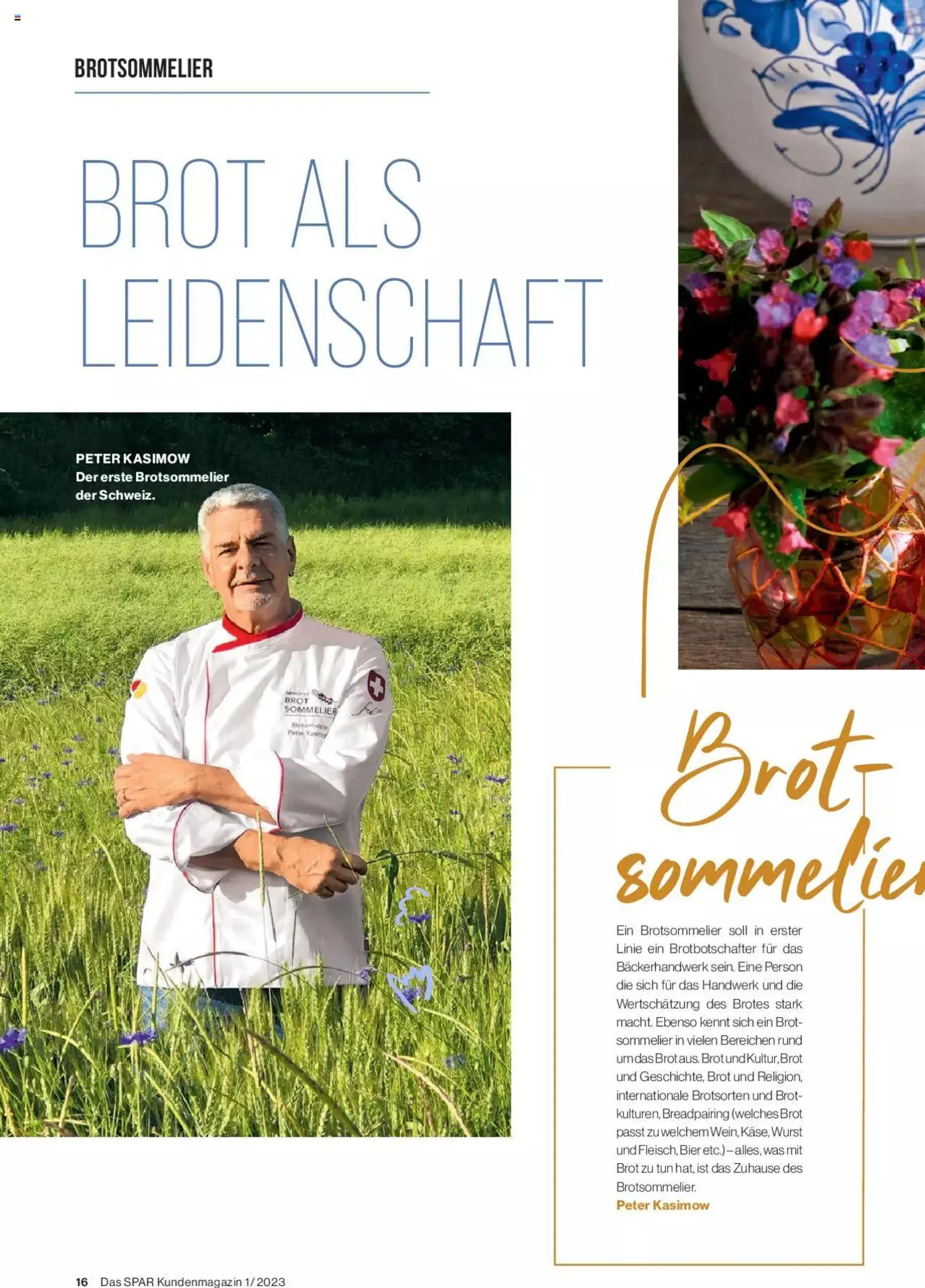 SPAR Kundenmagazin von 2. März bis 31. Dezember 2023 - Prospekt seite  16
