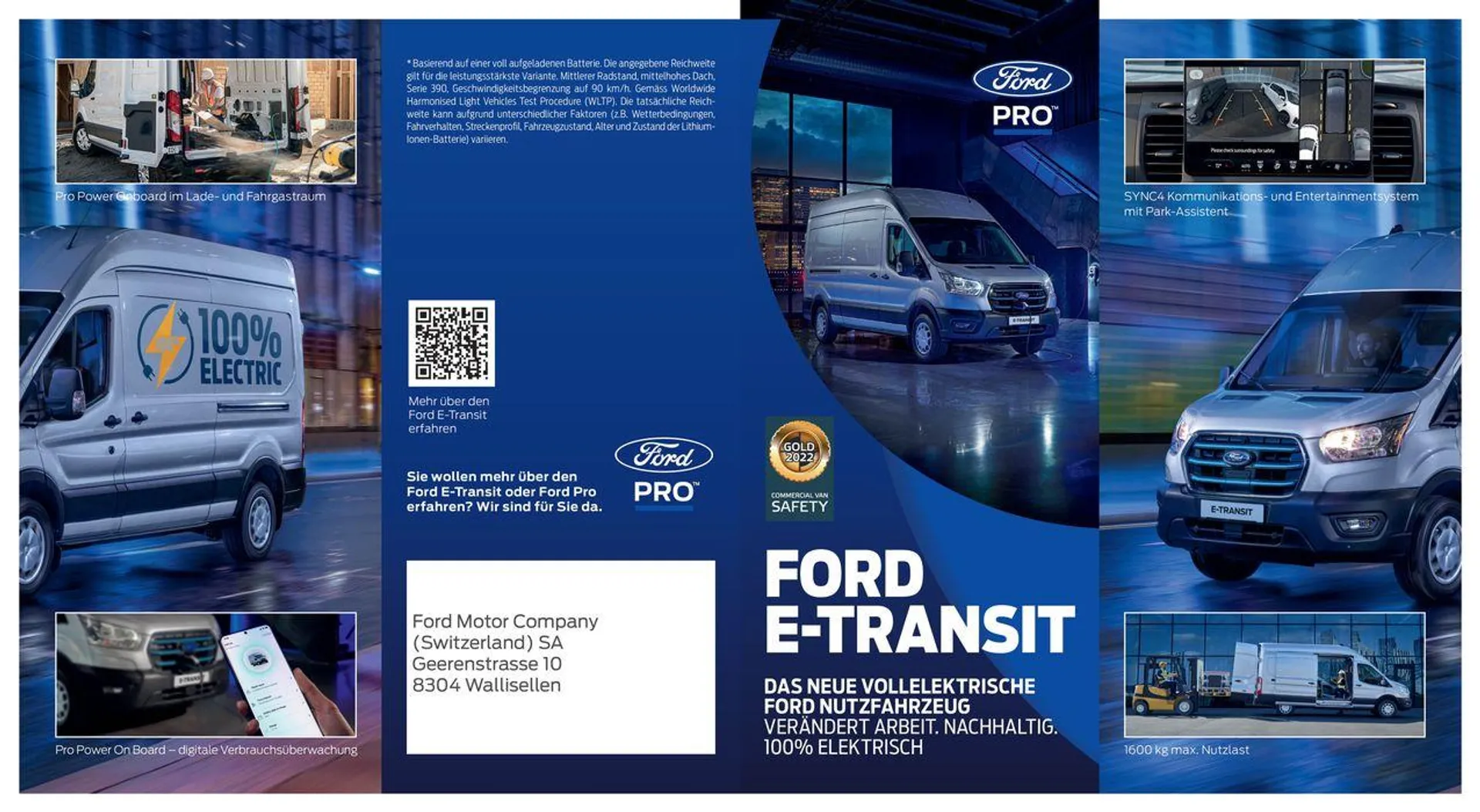 Ford E-Transit  von 7. November bis 7. November 2024 - Prospekt seite  1