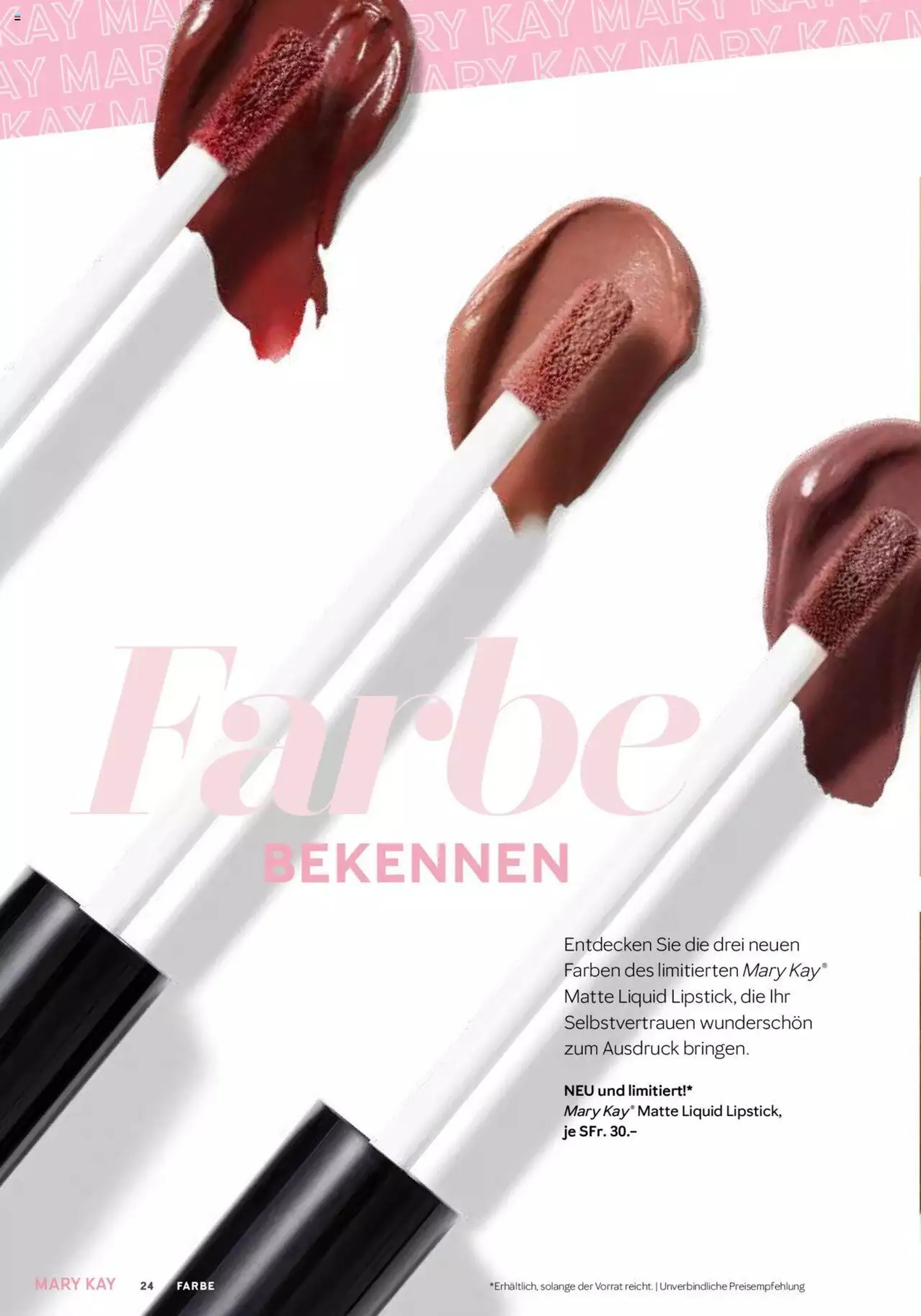 Mary Kay Aktionen von 16. April bis 31. Dezember 2024 - Prospekt seite  24