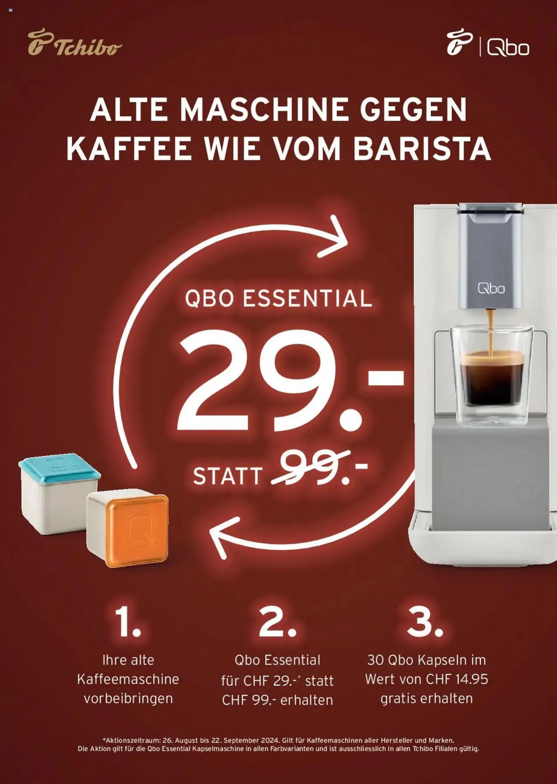 Tchibo Aktionen Filialen von 17. September bis 31. Dezember 2024 - Prospekt seite  18