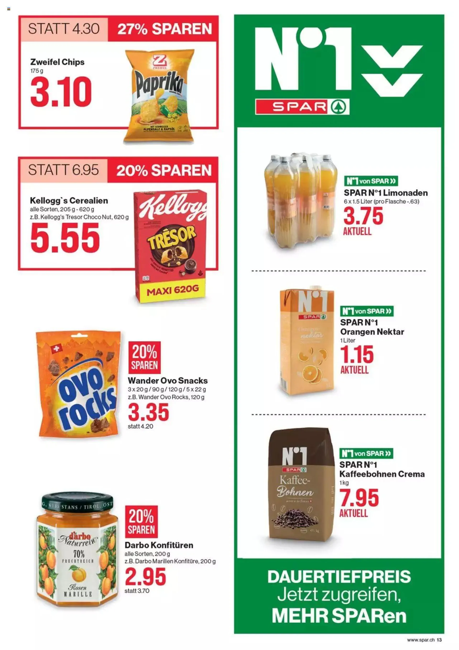 SPAR Aktionen von 4. Juli bis 10. Juli 2024 - Prospekt seite  13