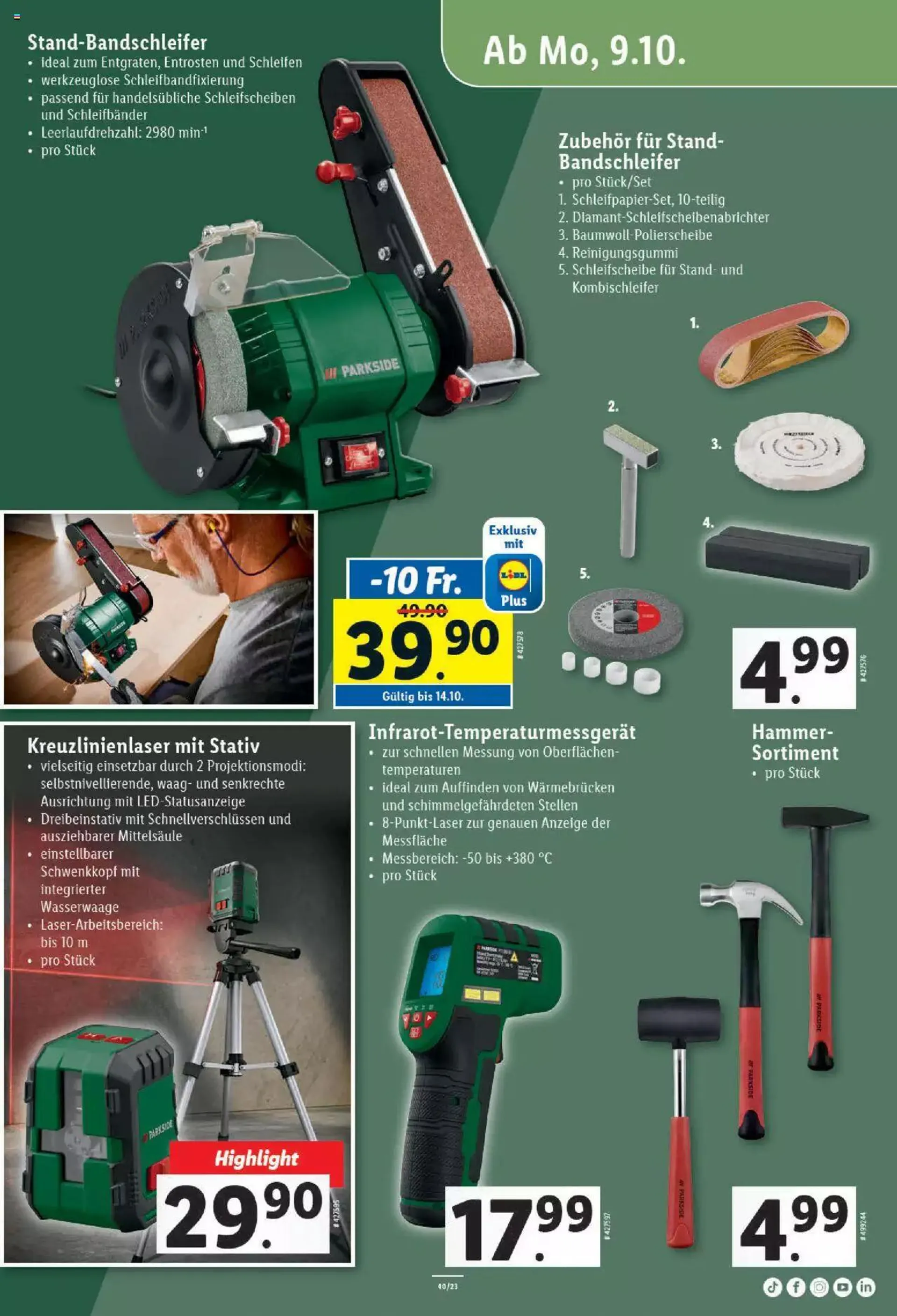 Lidl Aktionen von 5. Oktober bis 11. Oktober 2023 - Prospekt seite  33