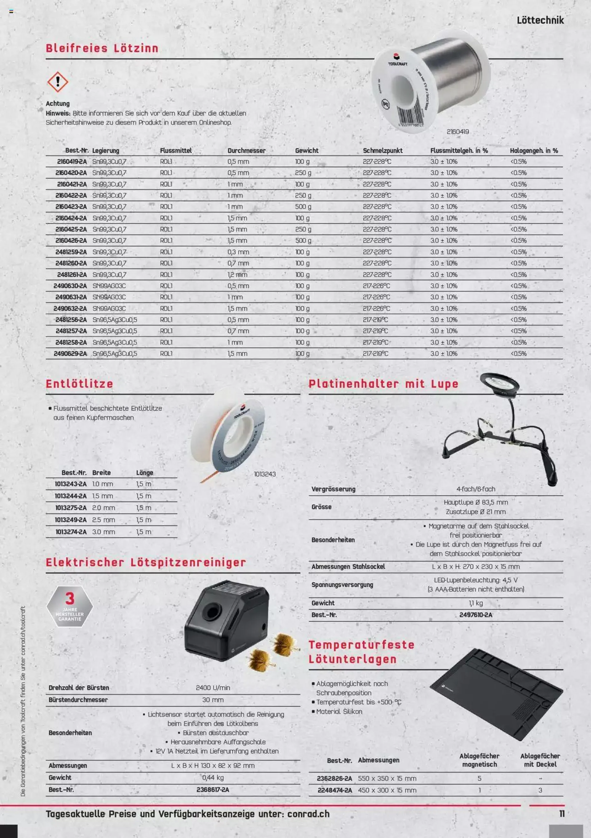 Conrad Aktionen Toolcraft von 27. Februar bis 31. Dezember 2024 - Prospekt seite  11