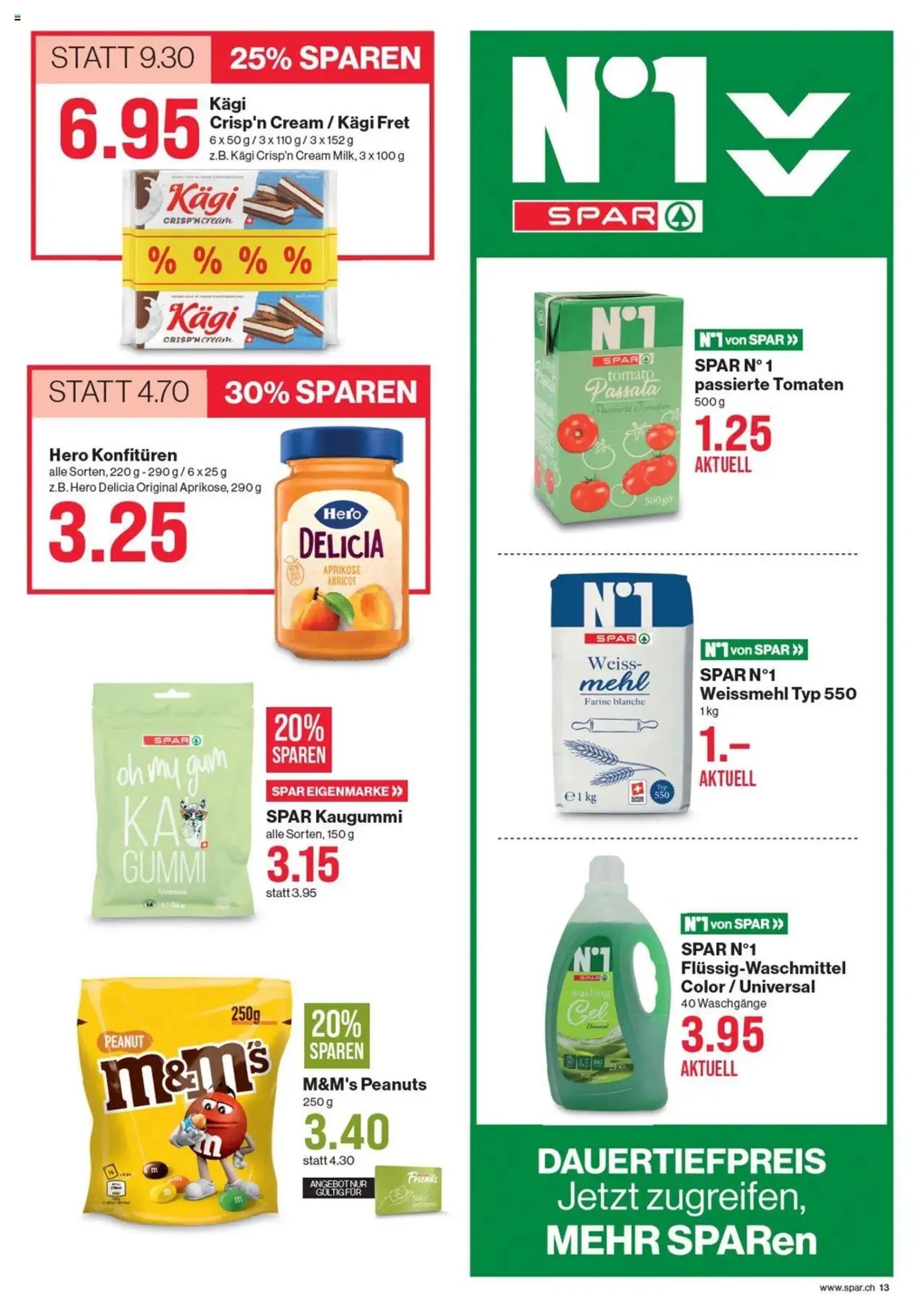 SPAR Aktionen von 25. Juli bis 31. Juli 2024 - Prospekt seite  13