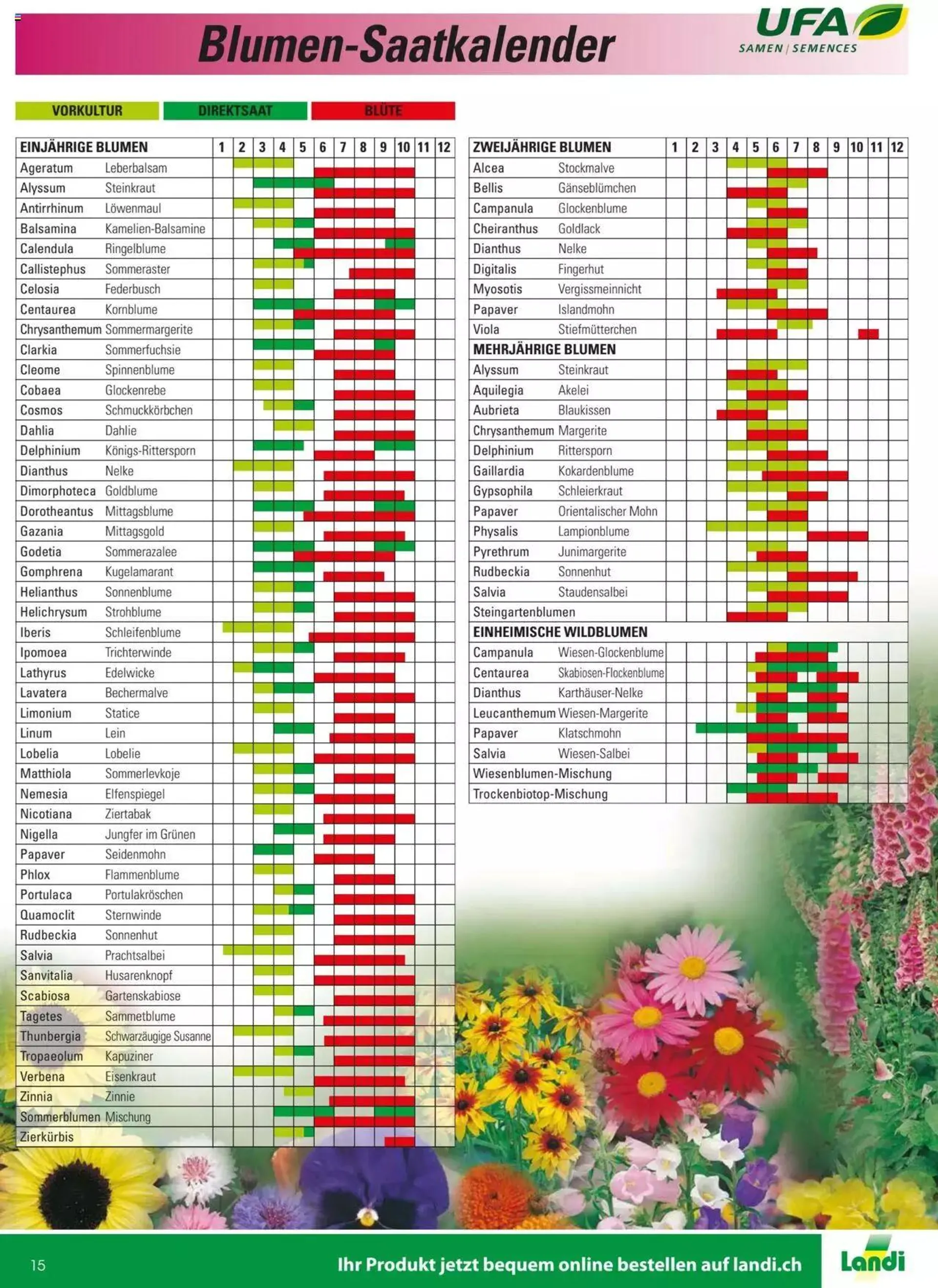 Landi - Gartensamenkatalog 2023 von 10. Januar bis 31. Dezember 2023 - Prospekt seite  15