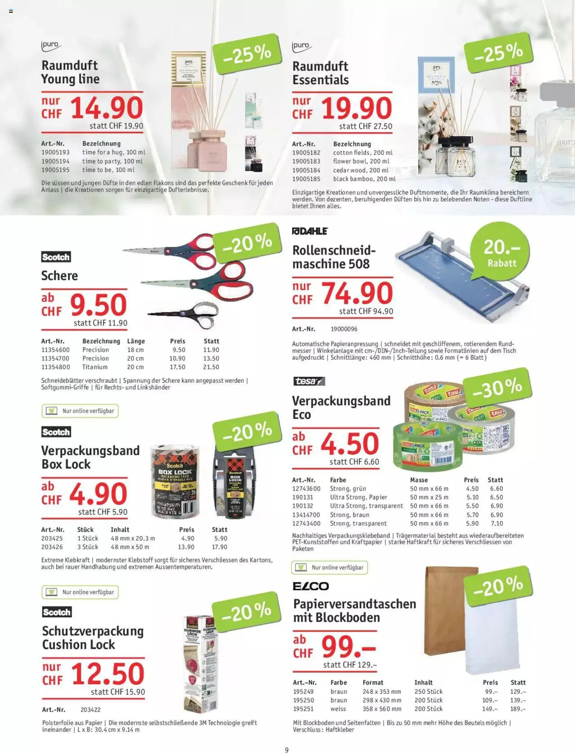 Office World Aktionen von 26. Oktober bis 29. November 2023 - Prospekt seite  9