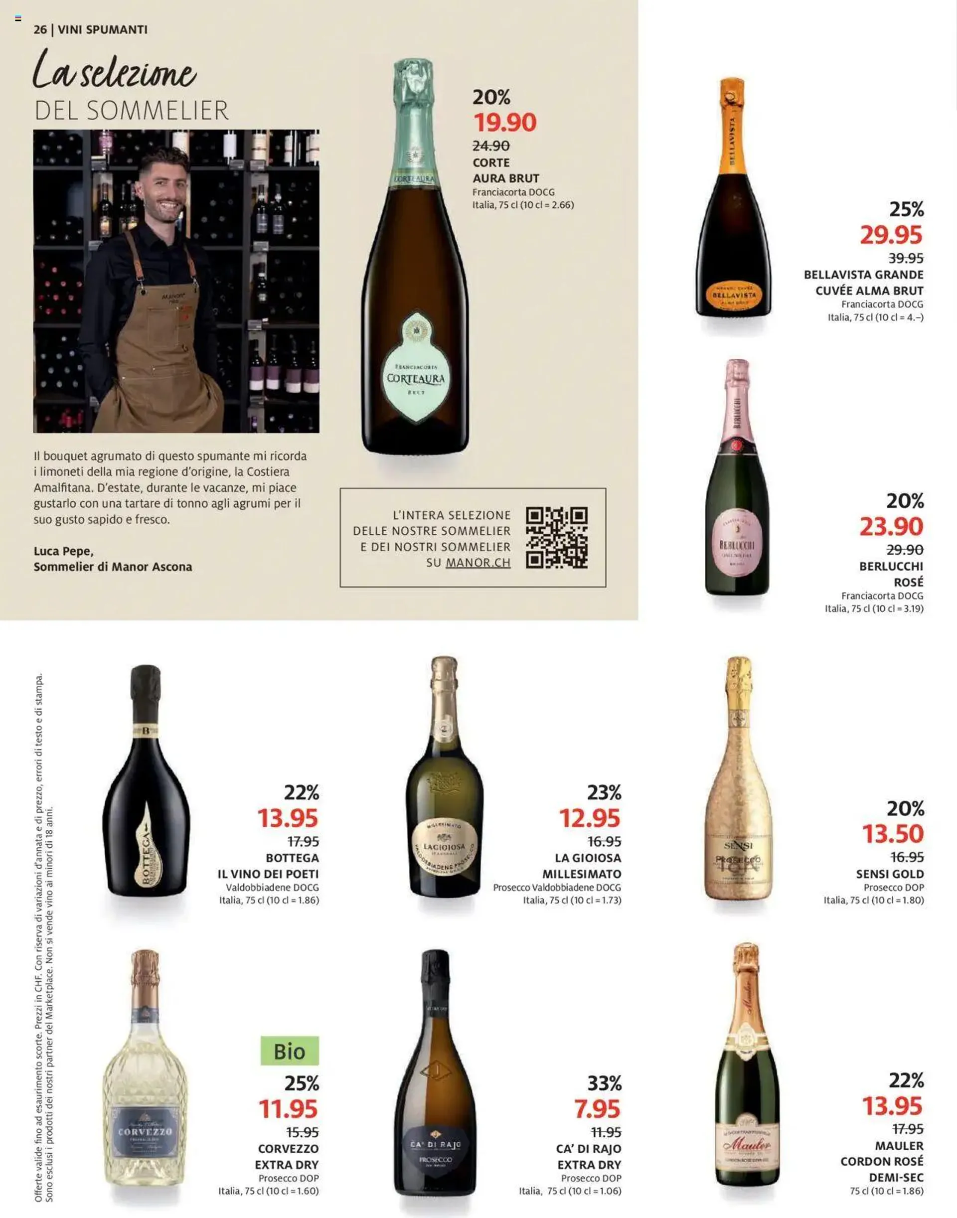 Manor Catalogo dei vini von 8. September bis 6. Oktober 2024 - Prospekt seite  26