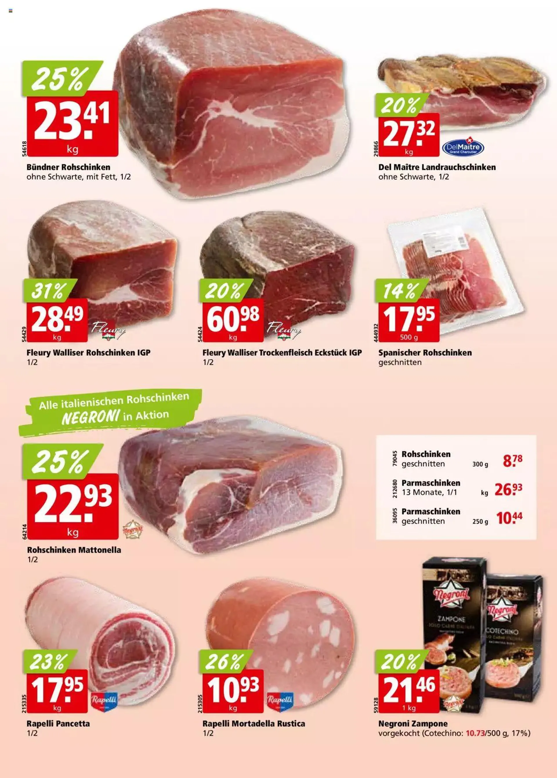 Aligro Aktionen für Businesskunden - Chavannes, Matran, Genf, Sitten von 18. Dezember bis 23. Dezember 2023 - Prospekt seite  12