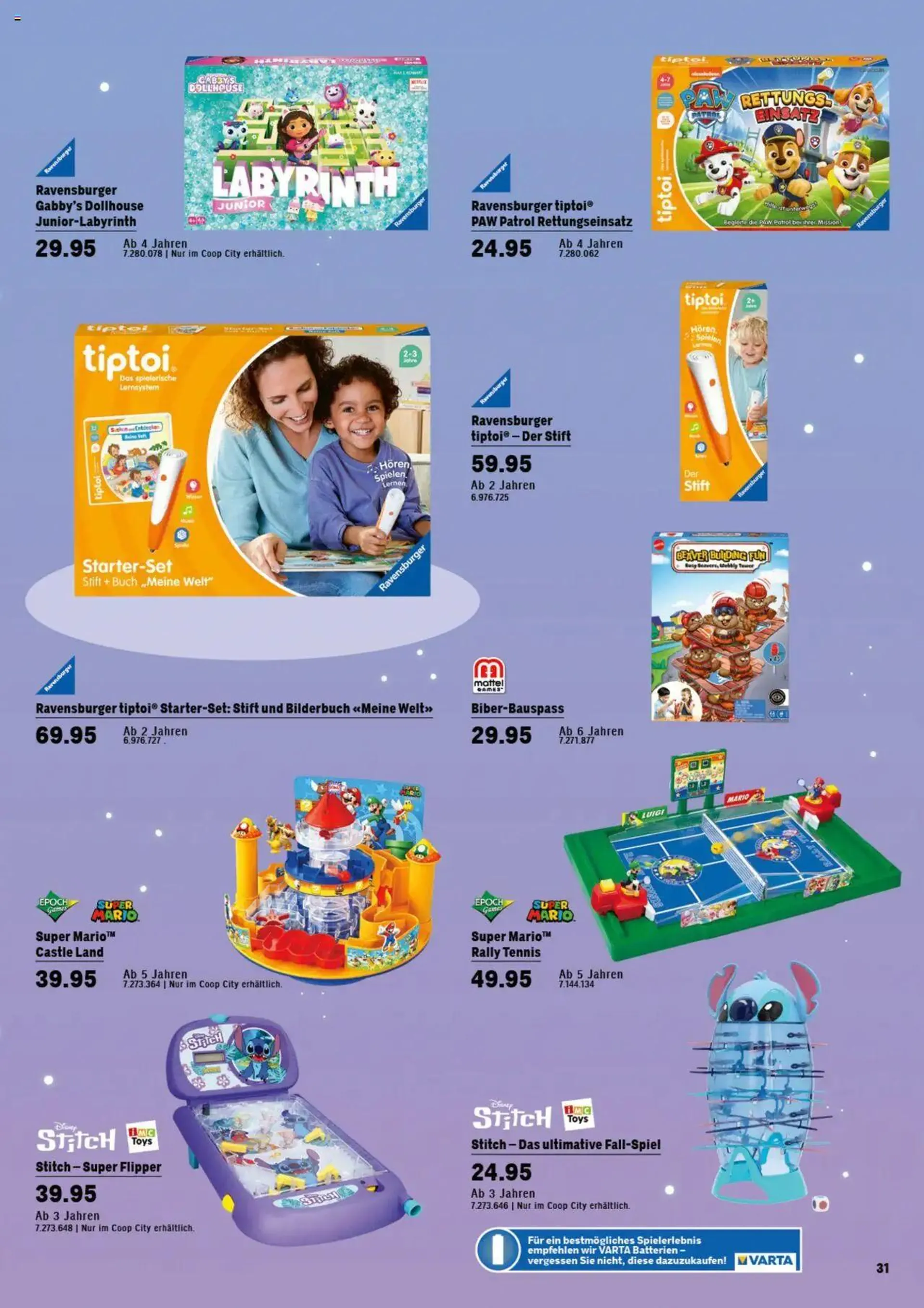 Coop Aktionen Magische Geschenkideen von 14. Oktober bis 31. Dezember 2024 - Prospekt seite  33