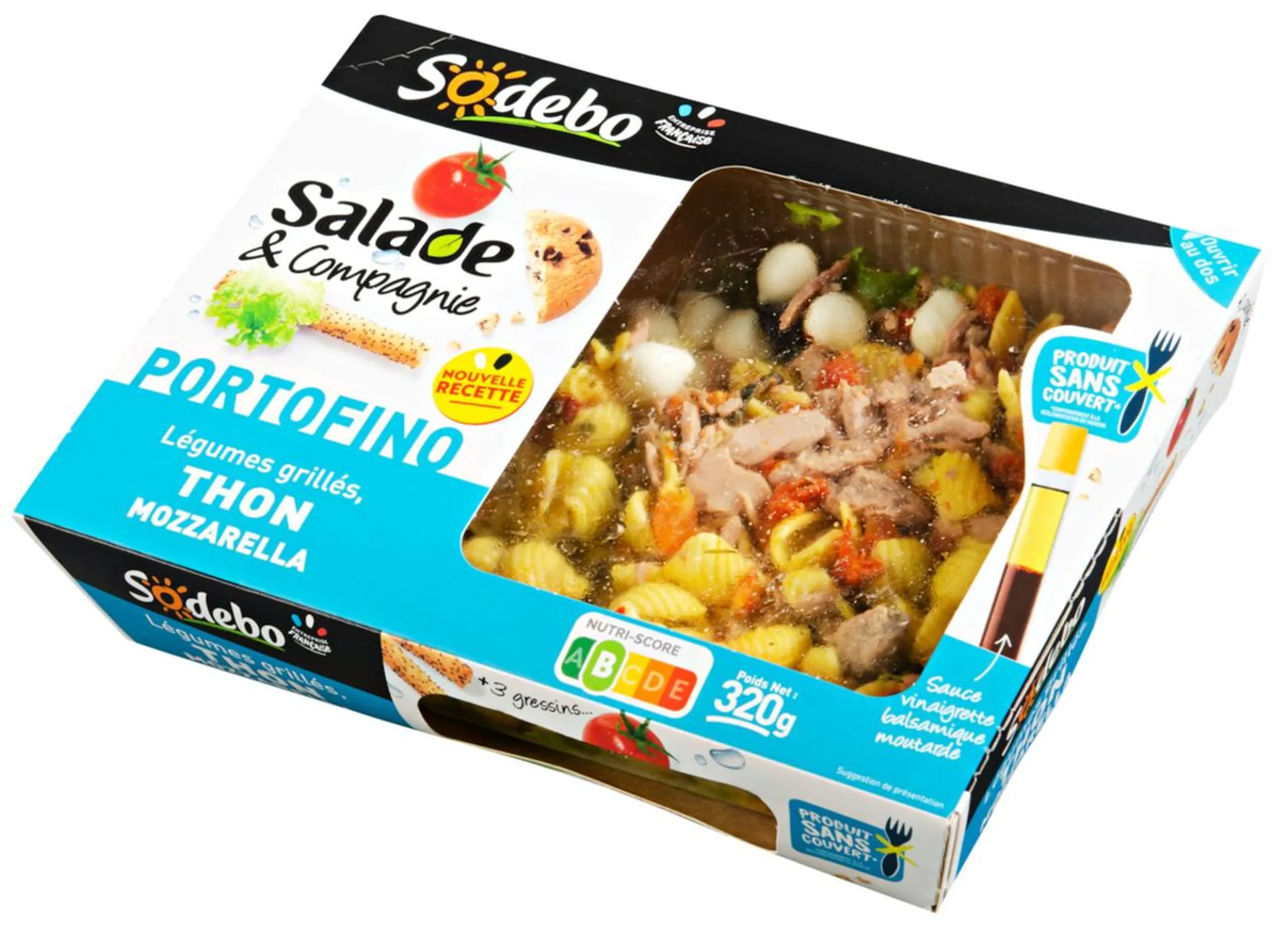 Salat Portefino Pasta Gemüse Thun. 320g