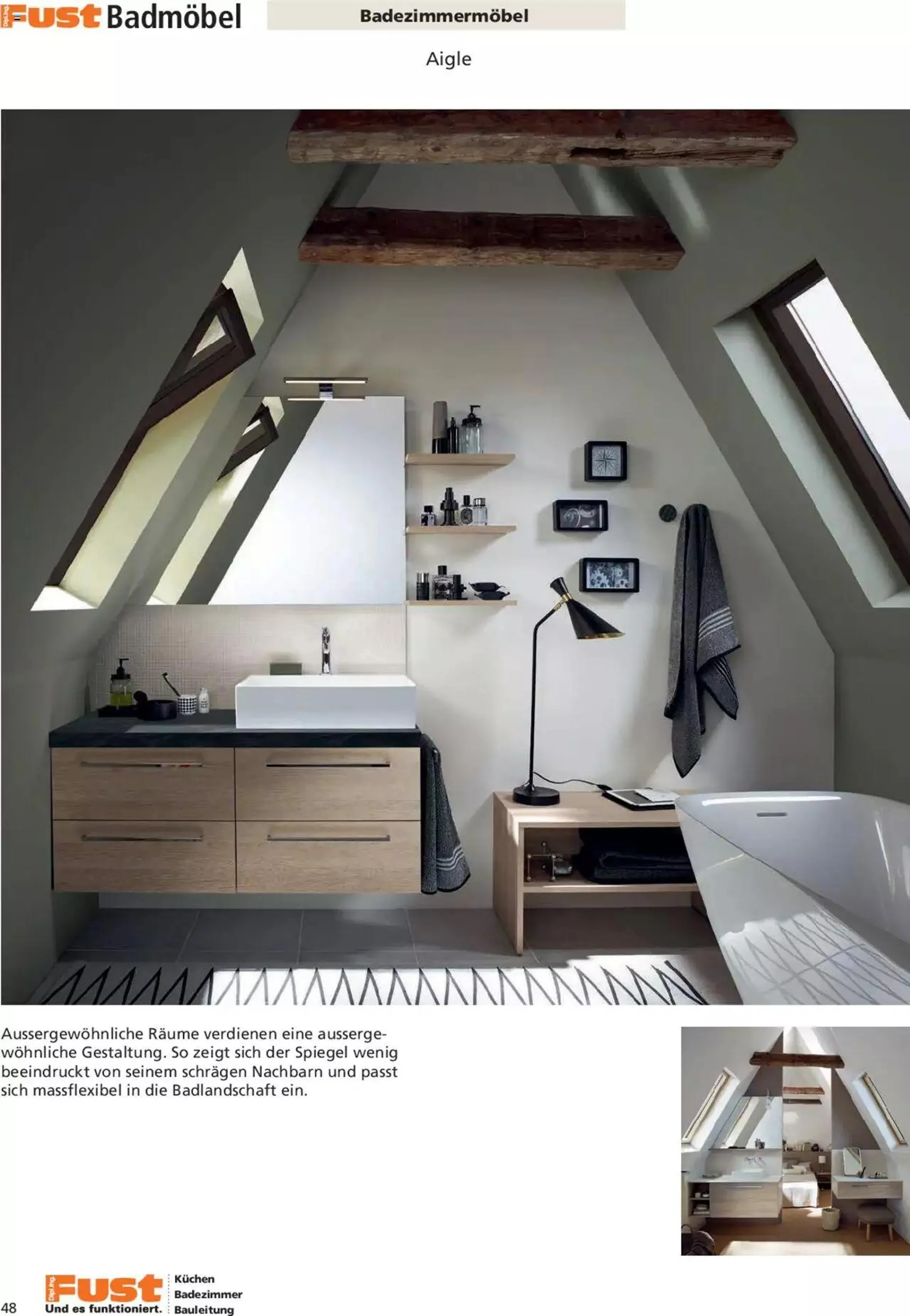 Fust Aktionen Badezimmermagazin von 17. April bis 31. Dezember 2024 - Prospekt seite  48