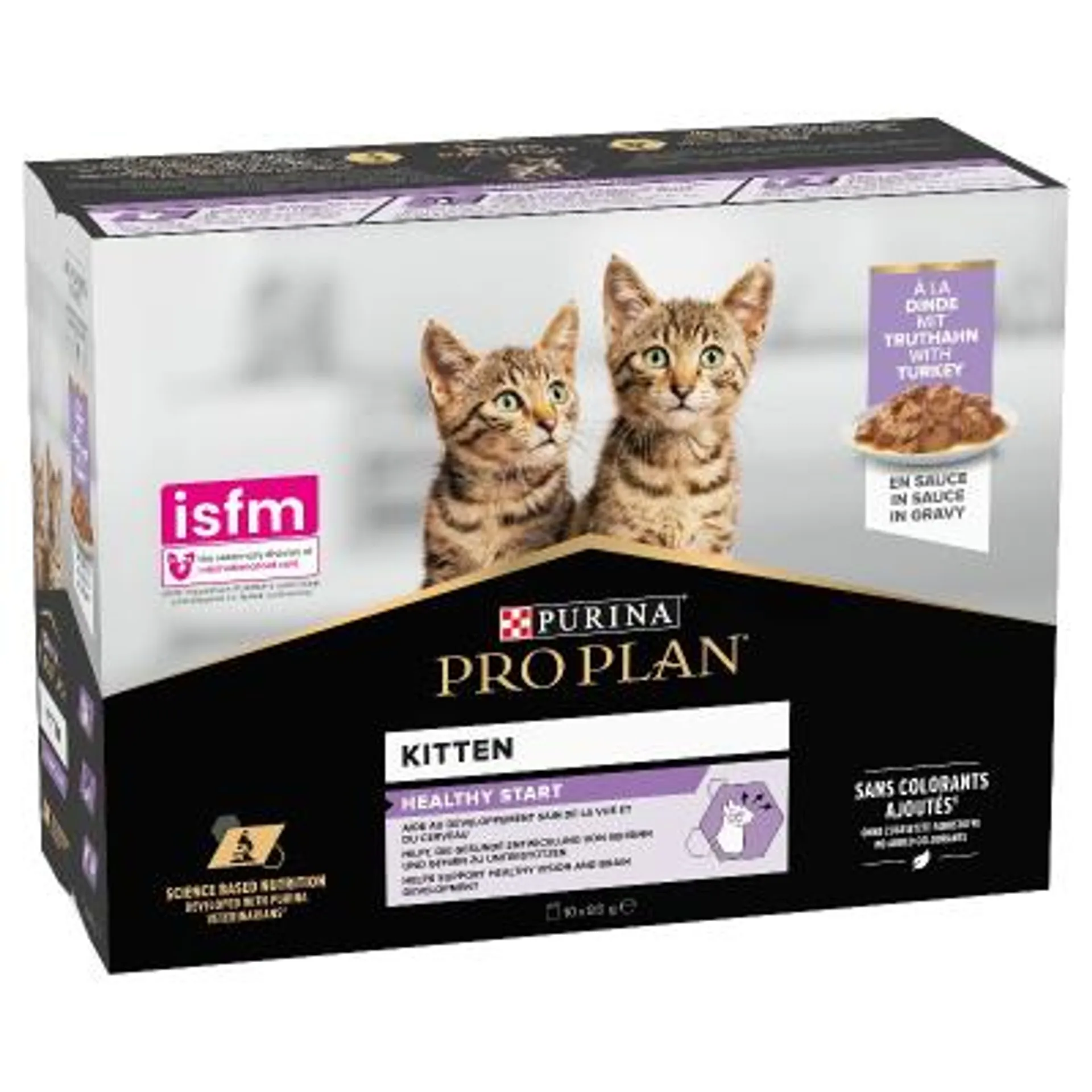 Pro Plan Cat Kitten Healthy Start Truthahn in Sauce 10x85g