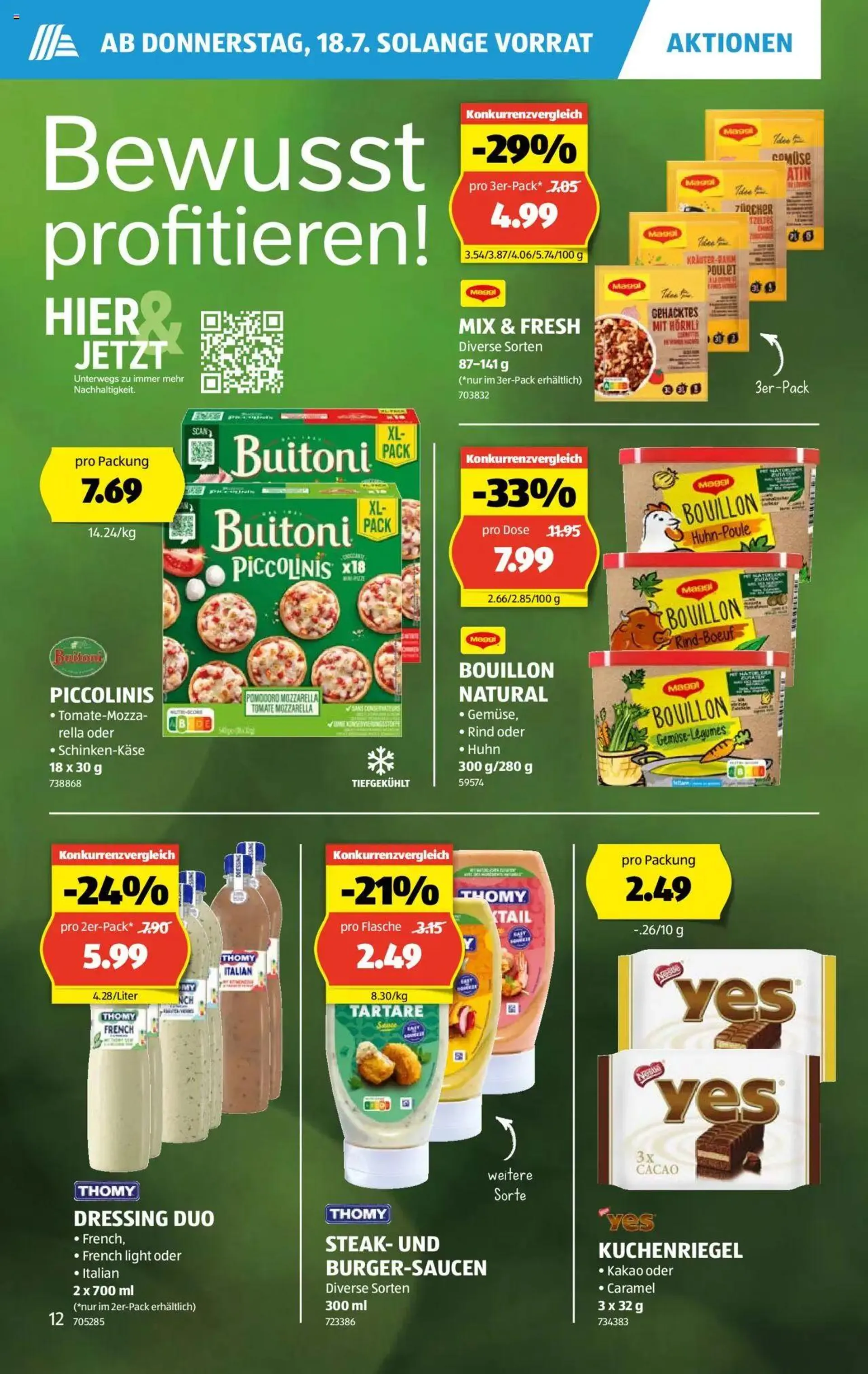 Aldi Aktionen von 18. Juli bis 24. Juli 2024 - Prospekt seite  12