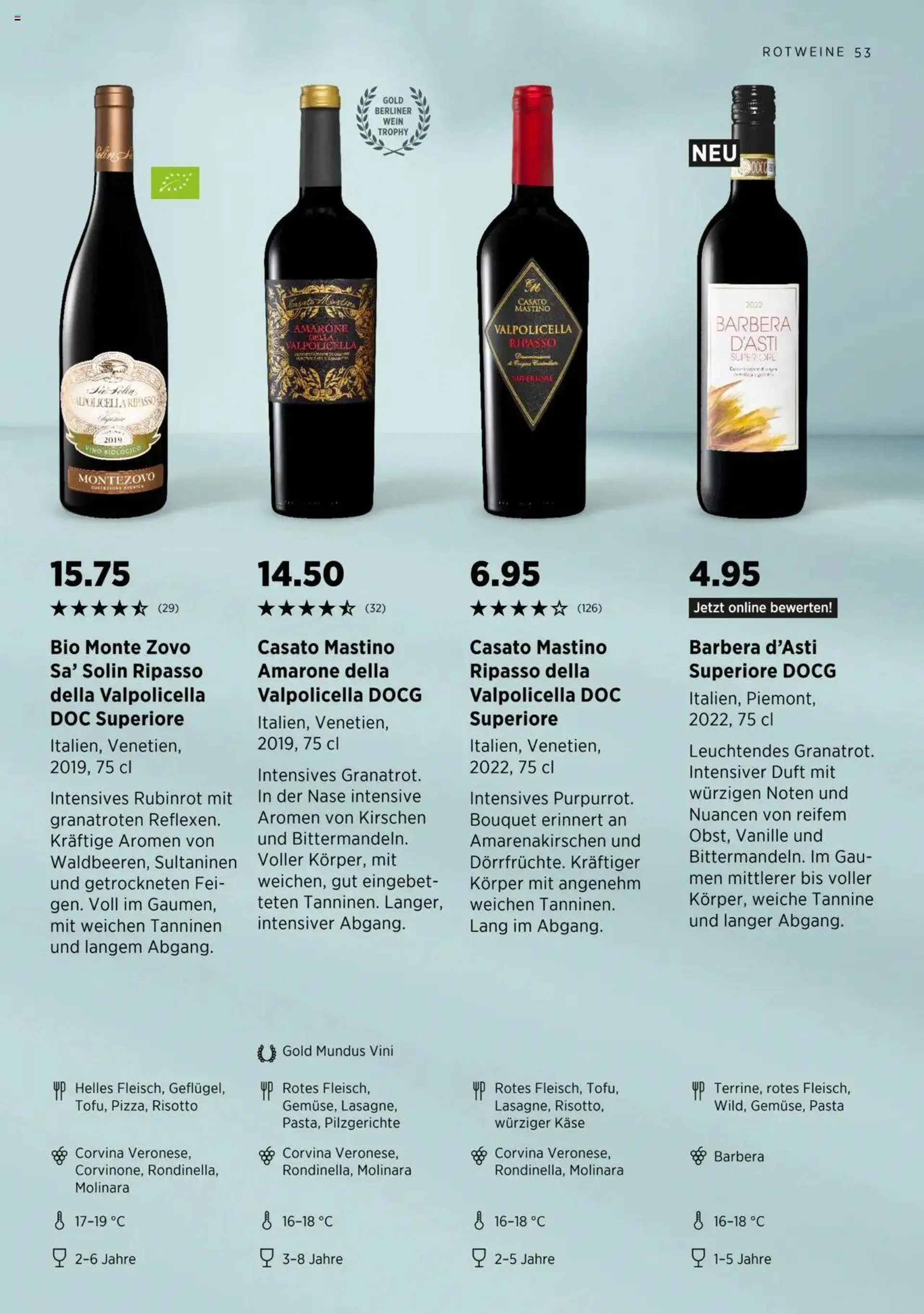 Denner Aktionen Wine Guide 2024/2025 von 11. September bis 31. Dezember 2024 - Prospekt seite  53