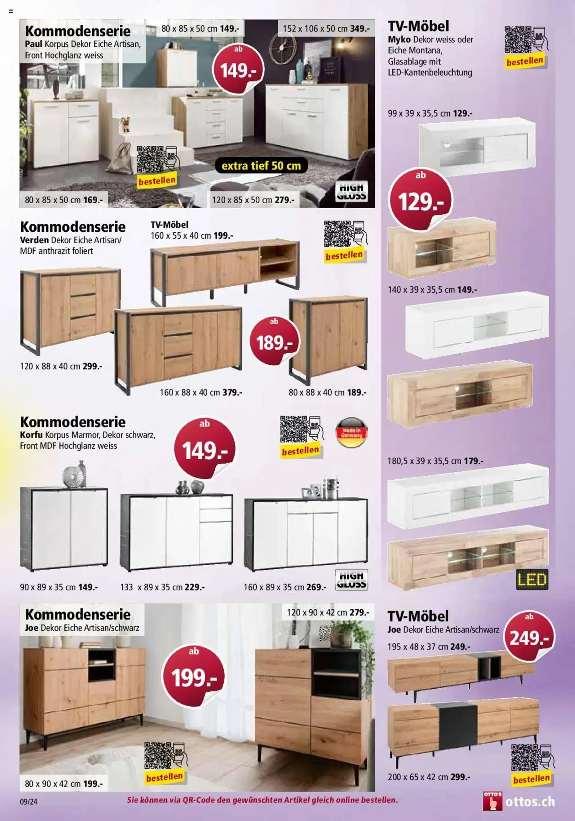 Otto's Moebelflyer von 1. September bis 31. Oktober 2024 - Prospekt seite  31