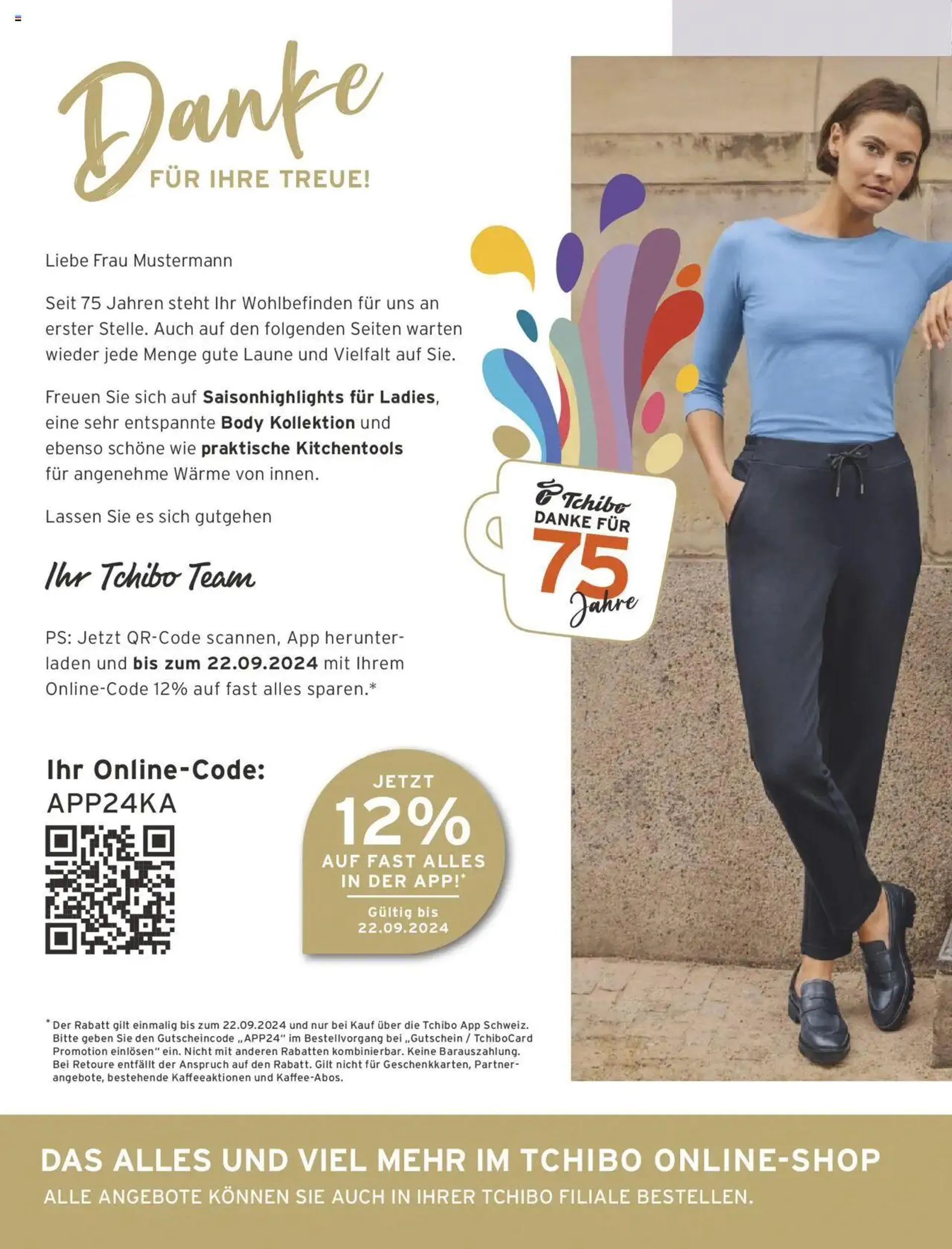 Tchibo Aktionen von 13. September bis 31. Dezember 2024 - Prospekt seite  2
