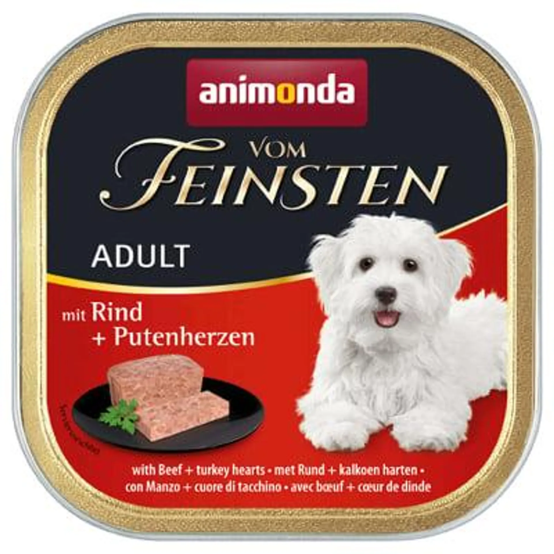 animonda Vom Feinsten Adult CLASSIC Rind & Putenherz 22x150g