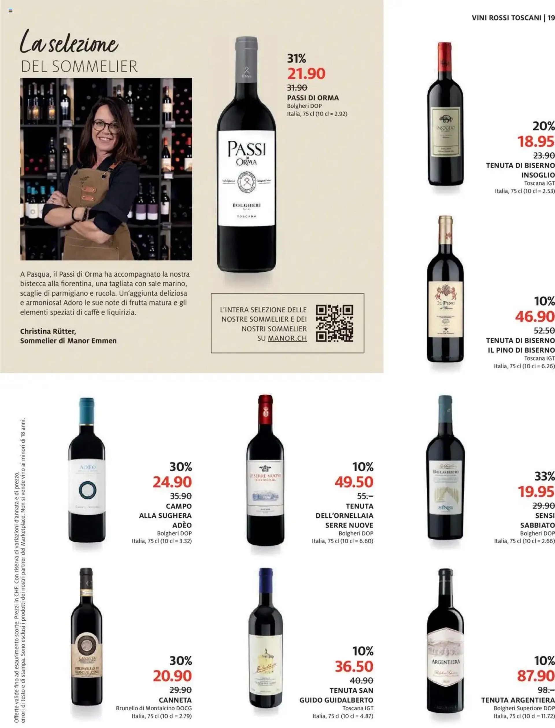 Manor Catalogo dei vini von 8. September bis 6. Oktober 2024 - Prospekt seite  19