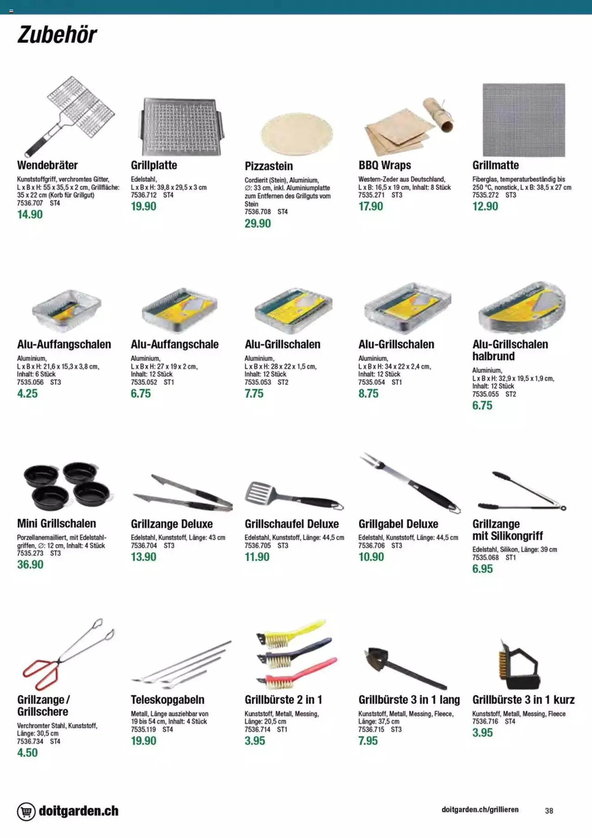 DO IT+GARDEN MIGROS - Grill von 13. Februar bis 31. Dezember 2023 - Prospekt seite  38