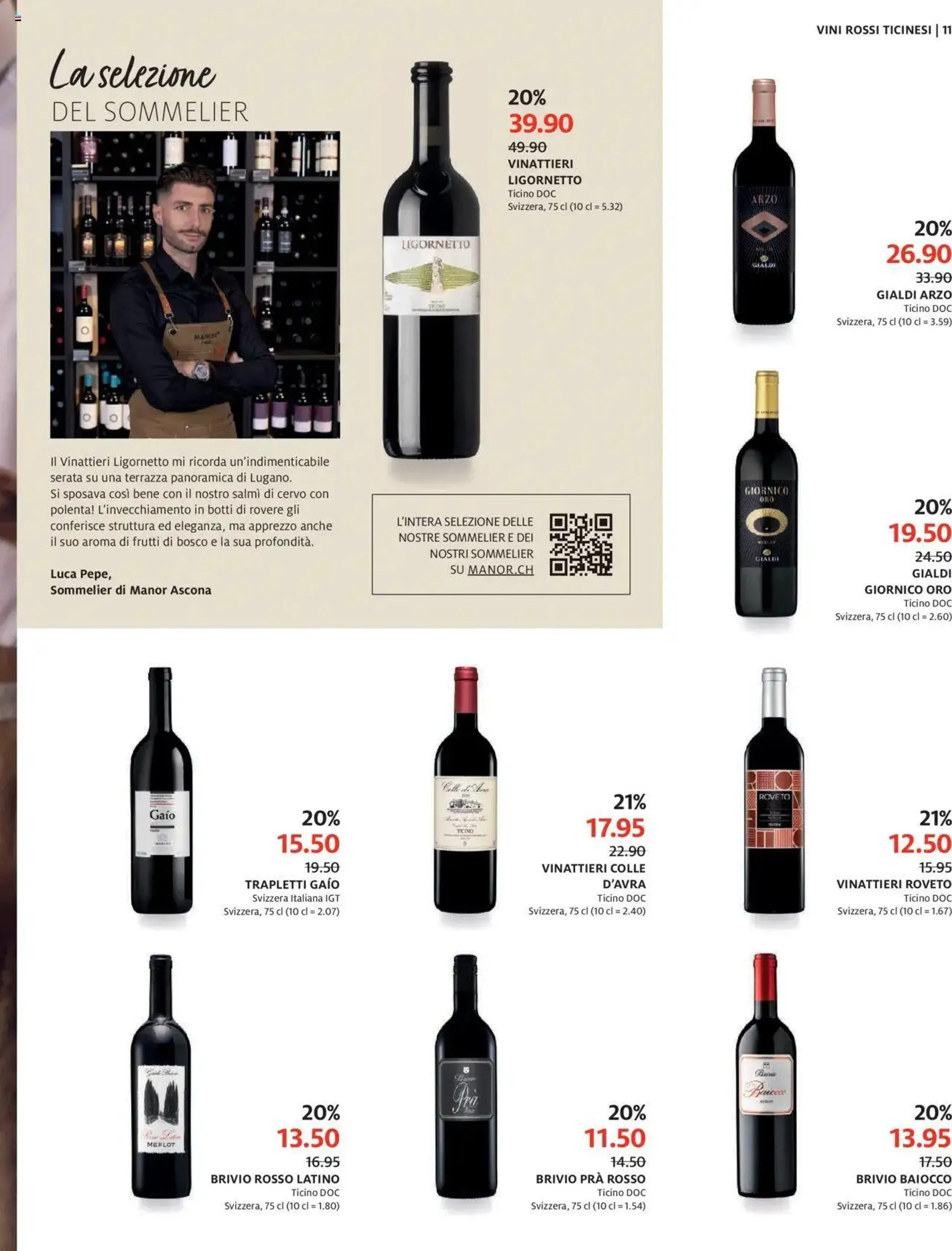 Manor Catalogo dei vini von 8. September bis 6. Oktober 2024 - Prospekt seite  11