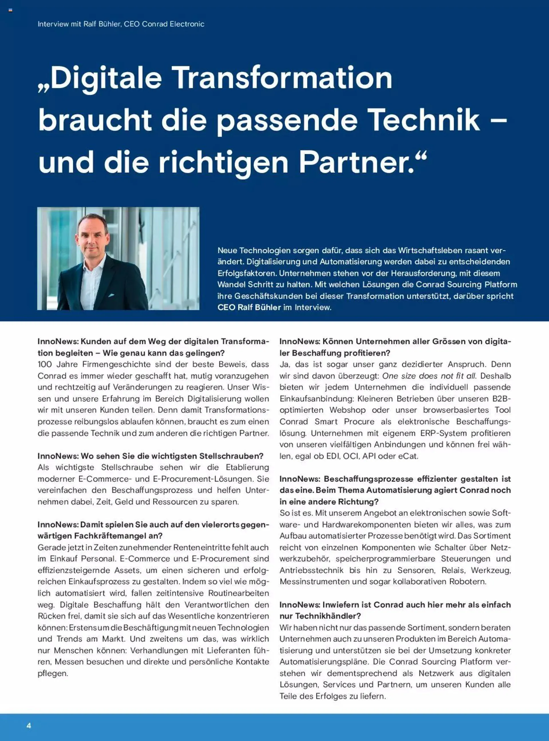 Conrad Aktionen von 16. Oktober bis 31. Dezember 2023 - Prospekt seite  4
