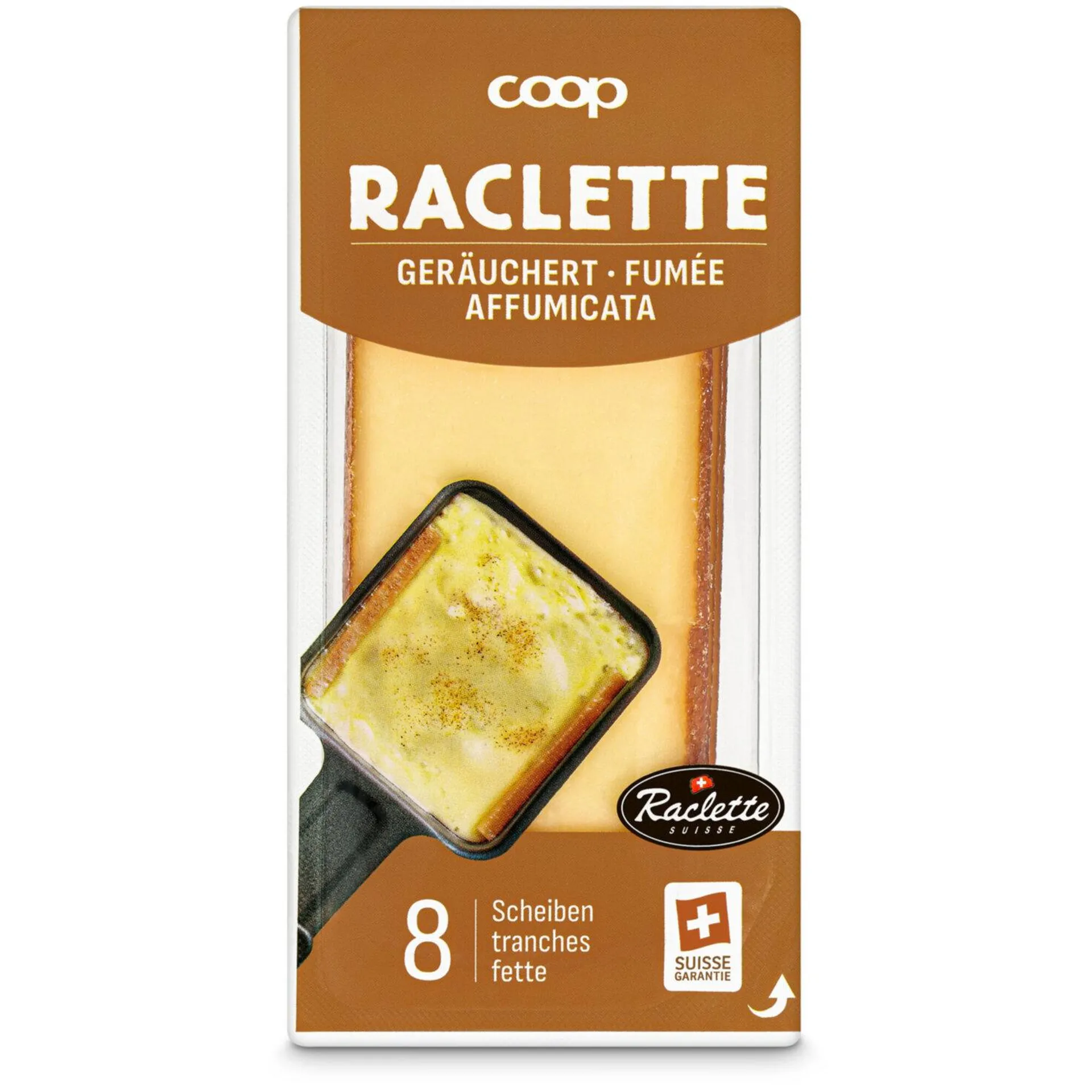 Raclette Scheiben geräuchert